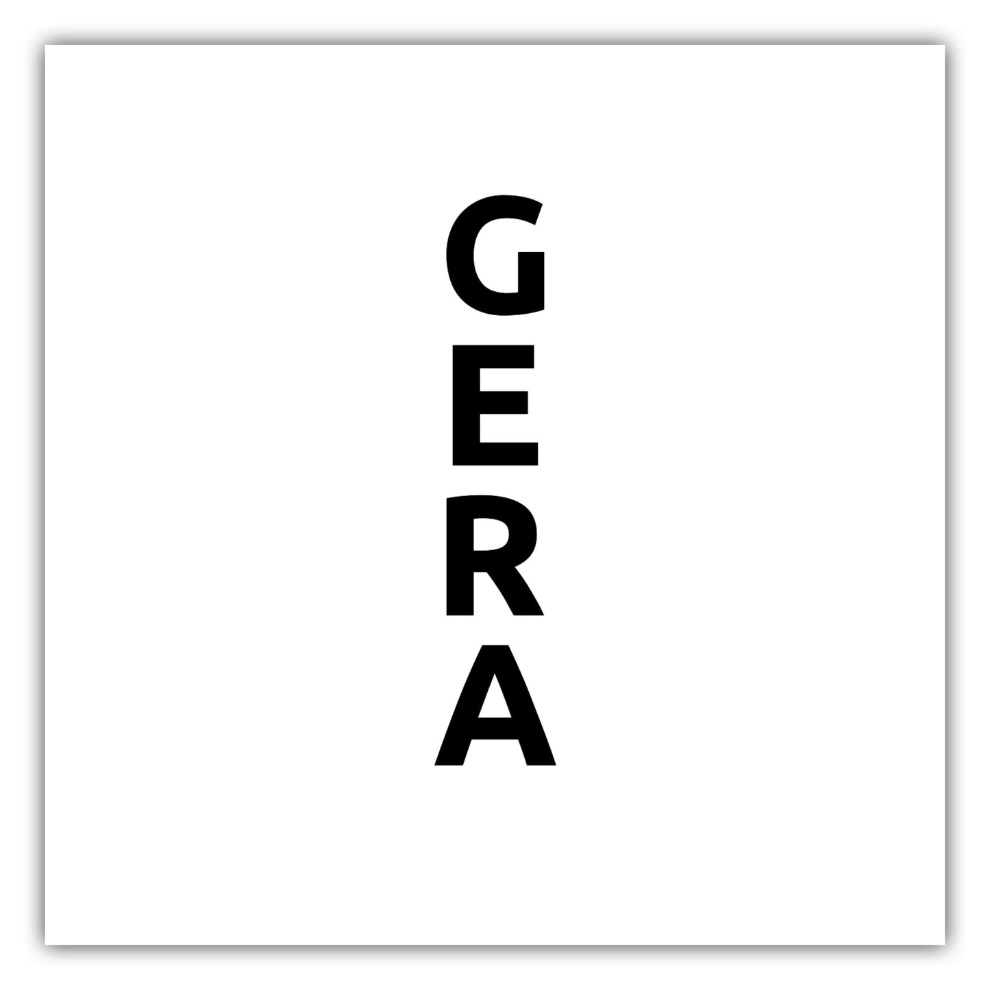 Poster Stadt GERA