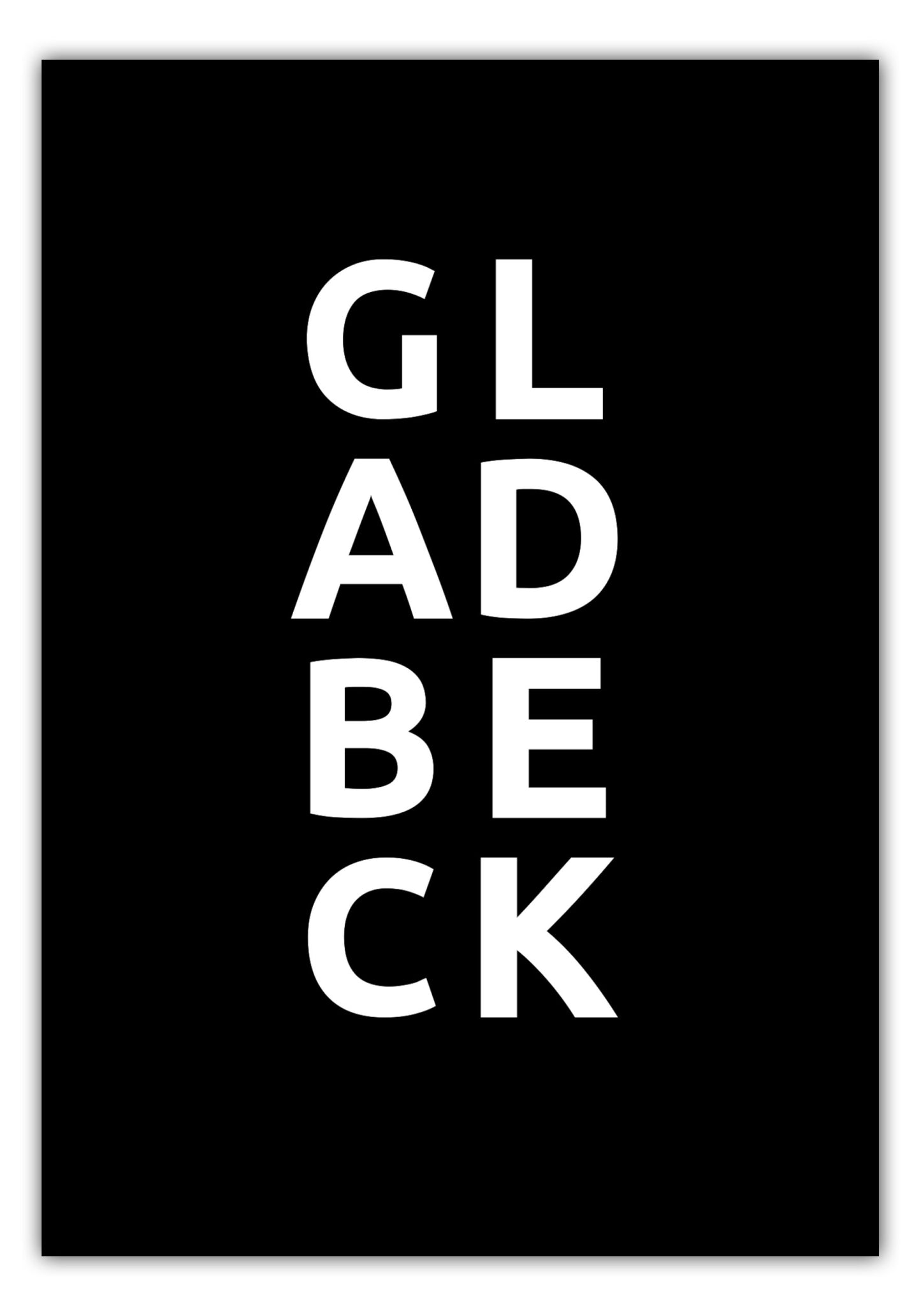 Poster Stadt GLADBECK