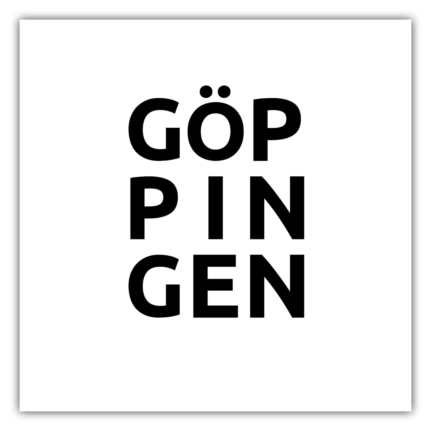 Poster Stadt GöPPINGEN