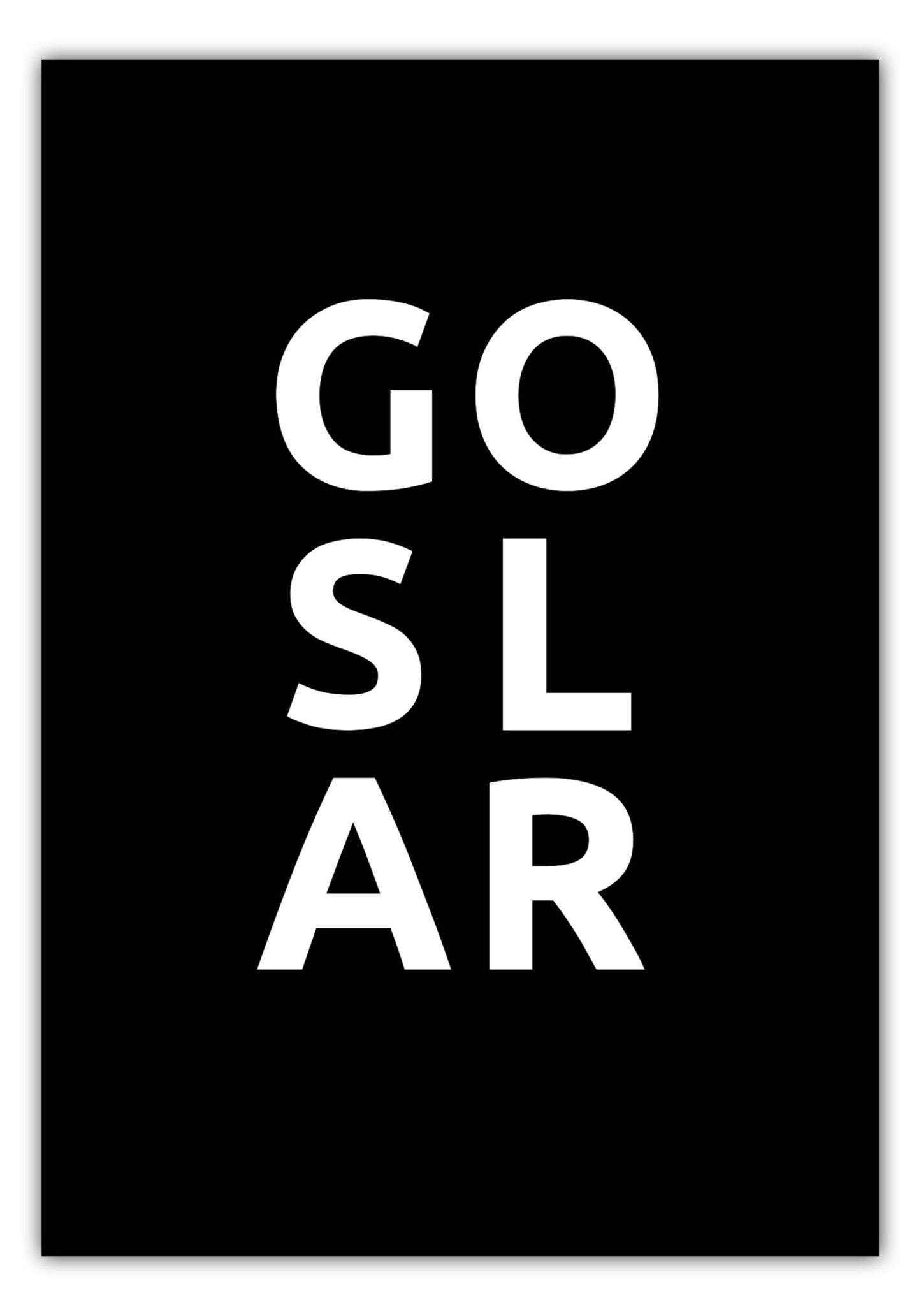 Poster Stadt GOSLAR