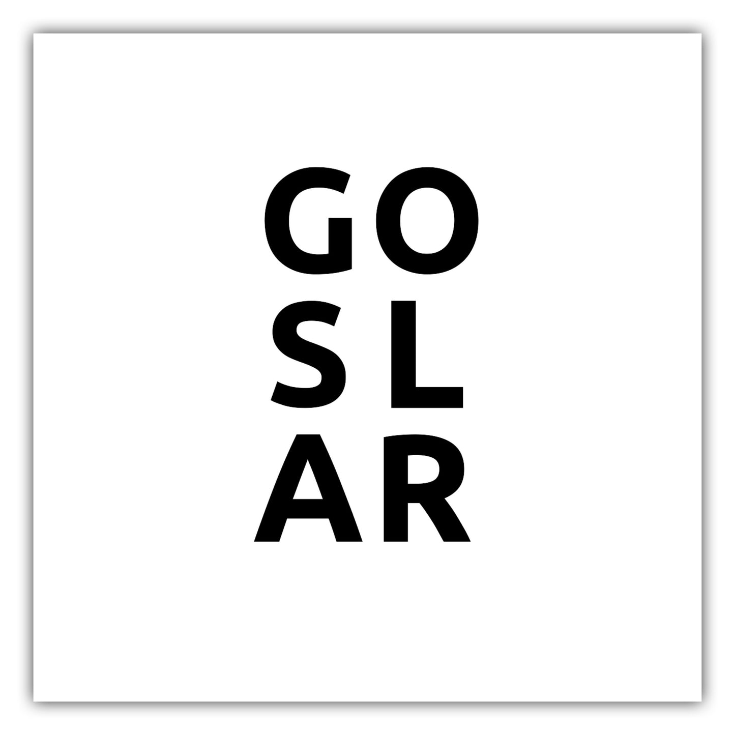 Poster Stadt GOSLAR