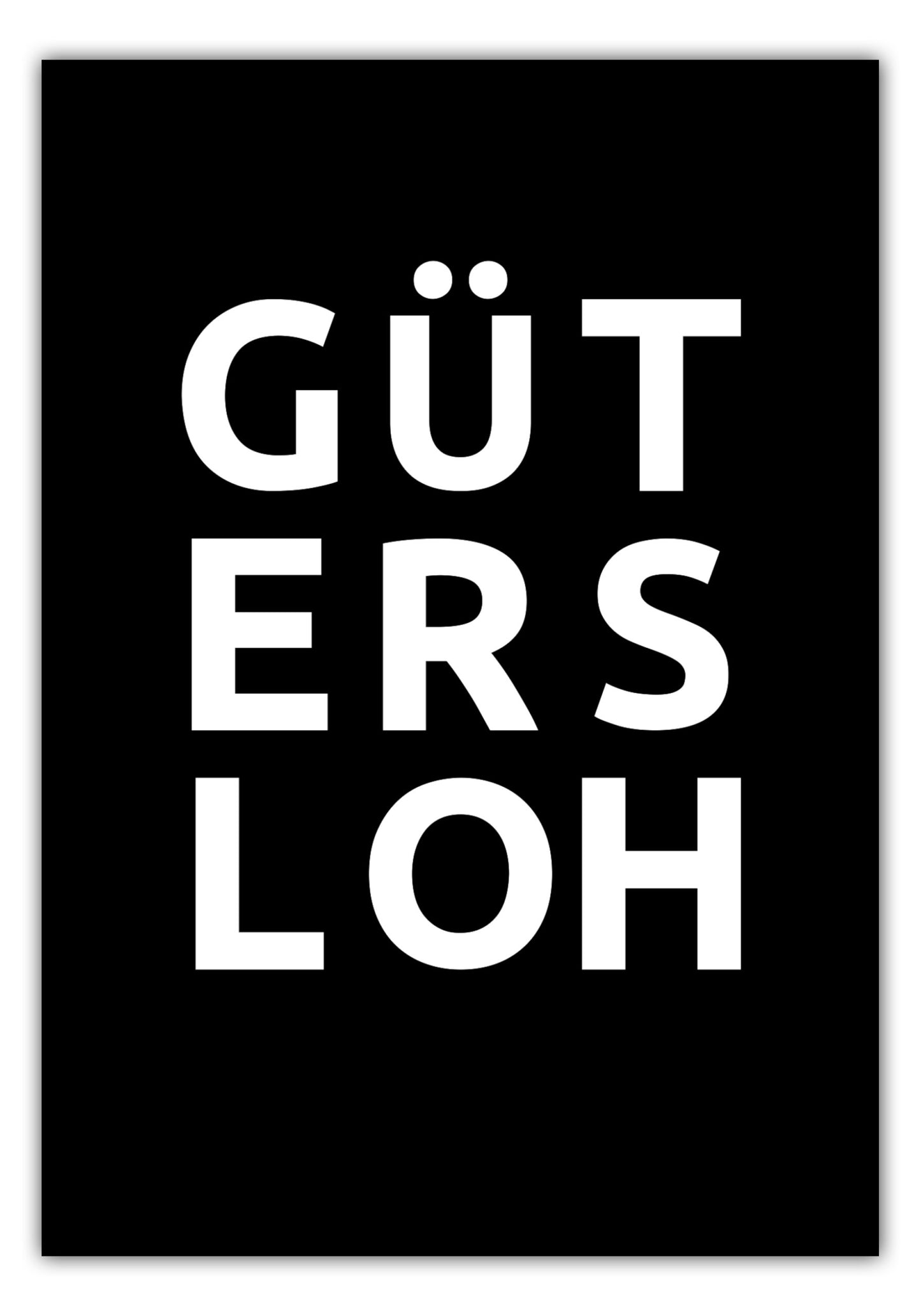 Poster Stadt GÜTERSLOH