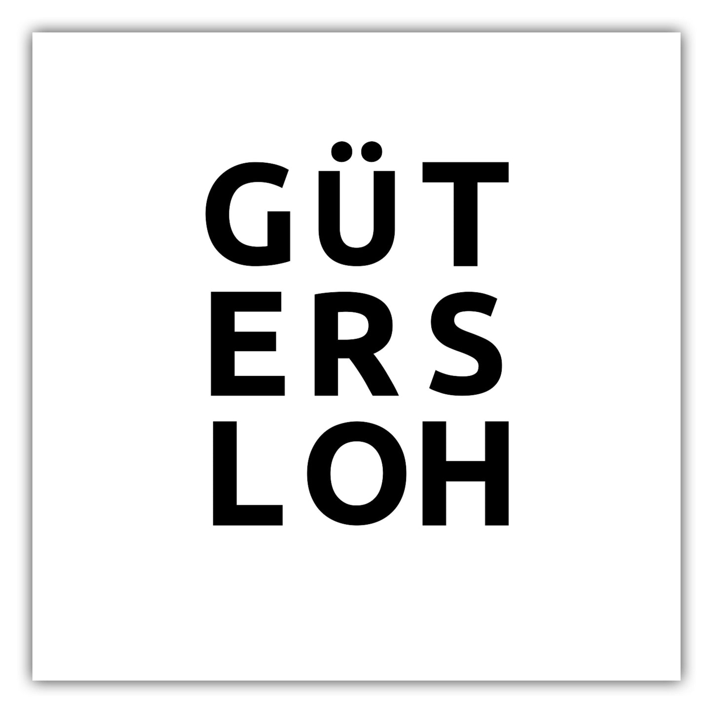 Poster Stadt GÜTERSLOH