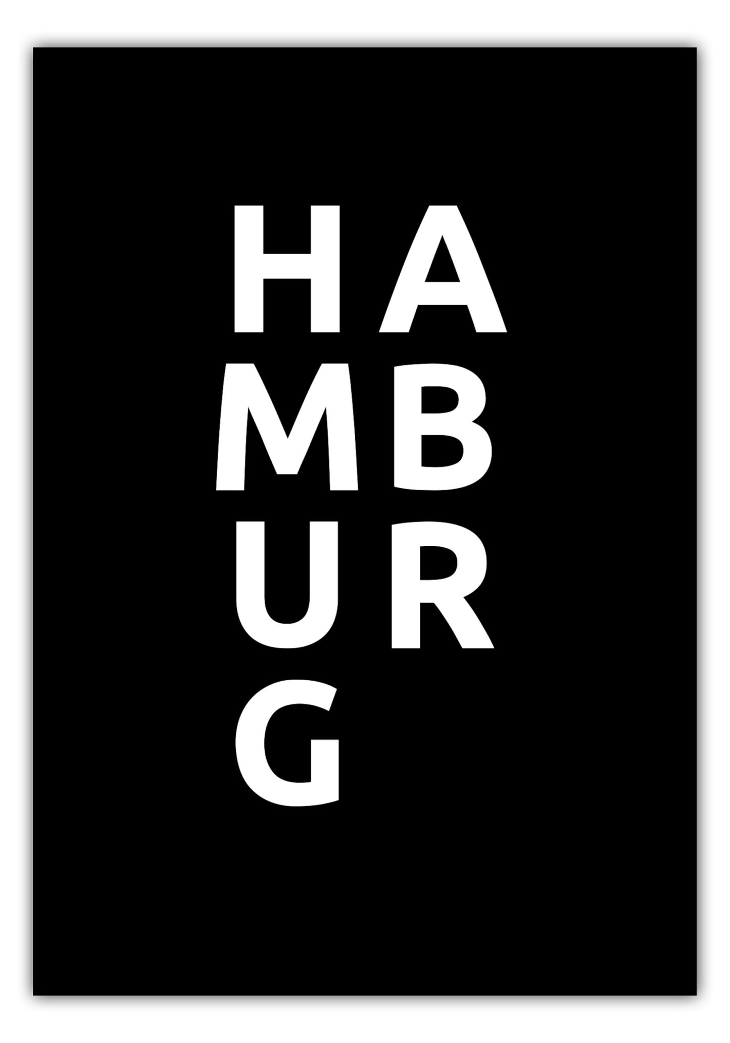 Poster Stadt HAMBURG