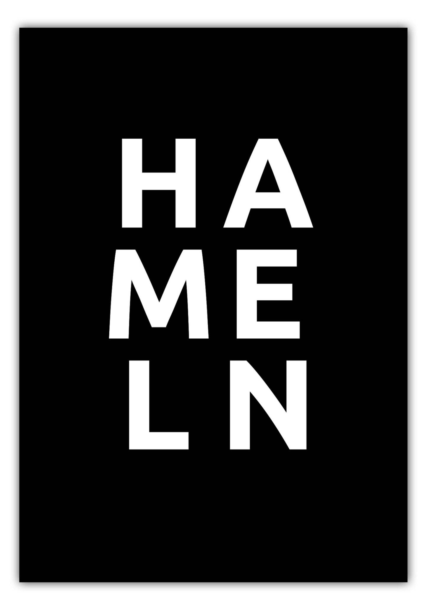 Poster Stadt HAMELN