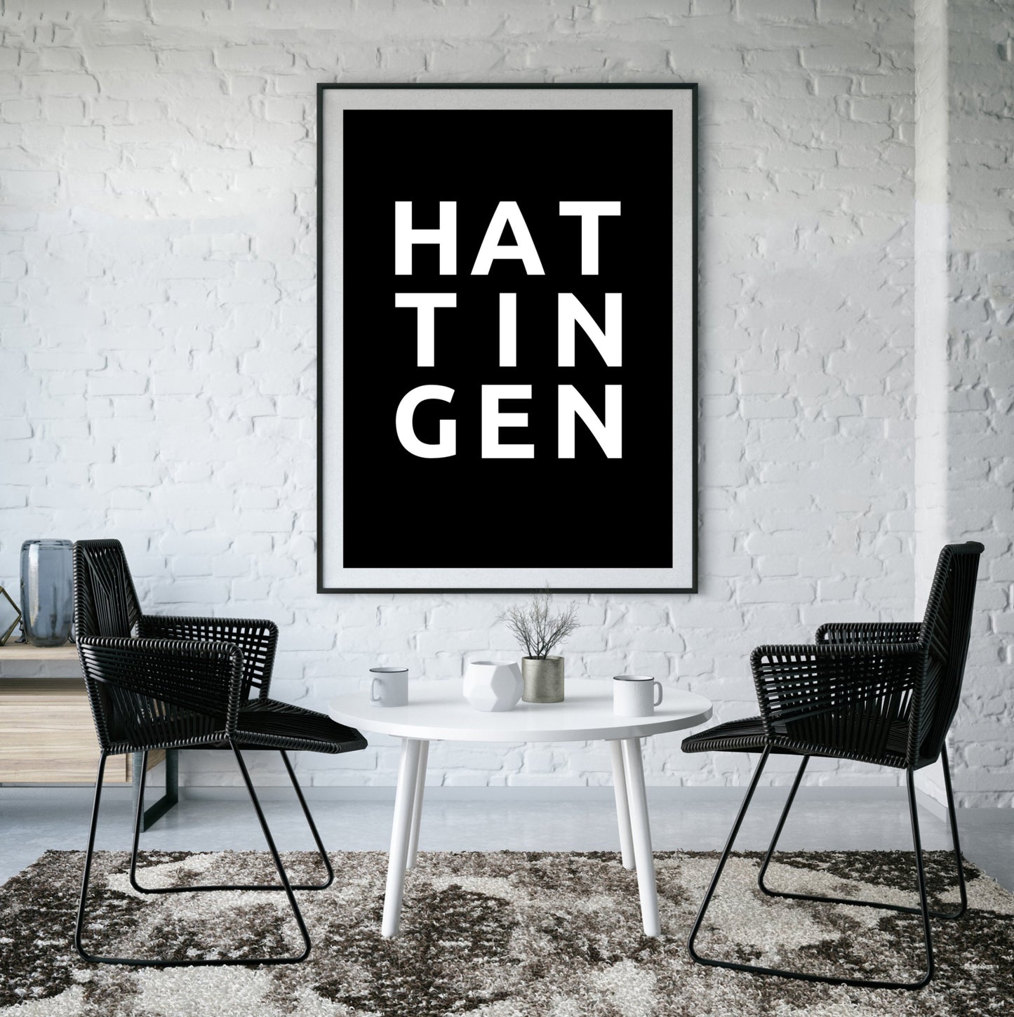 Poster Stadt HATTINGEN