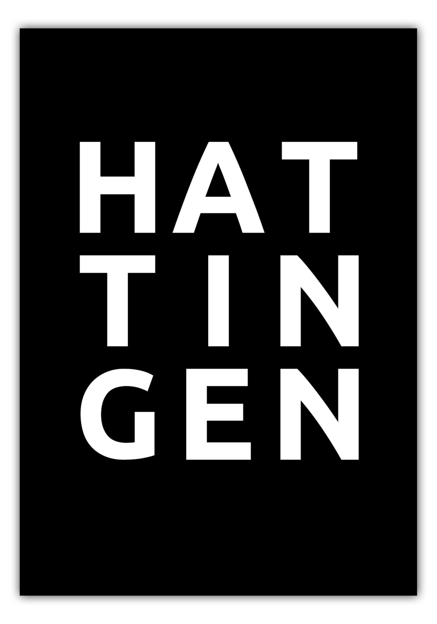 Poster Stadt HATTINGEN