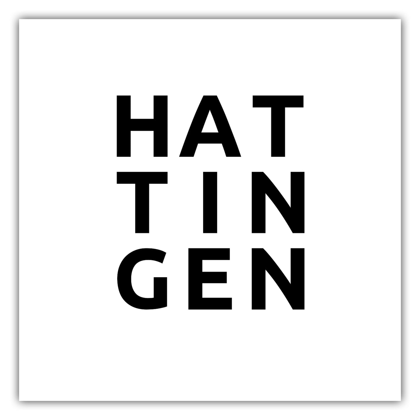 Poster Stadt HATTINGEN