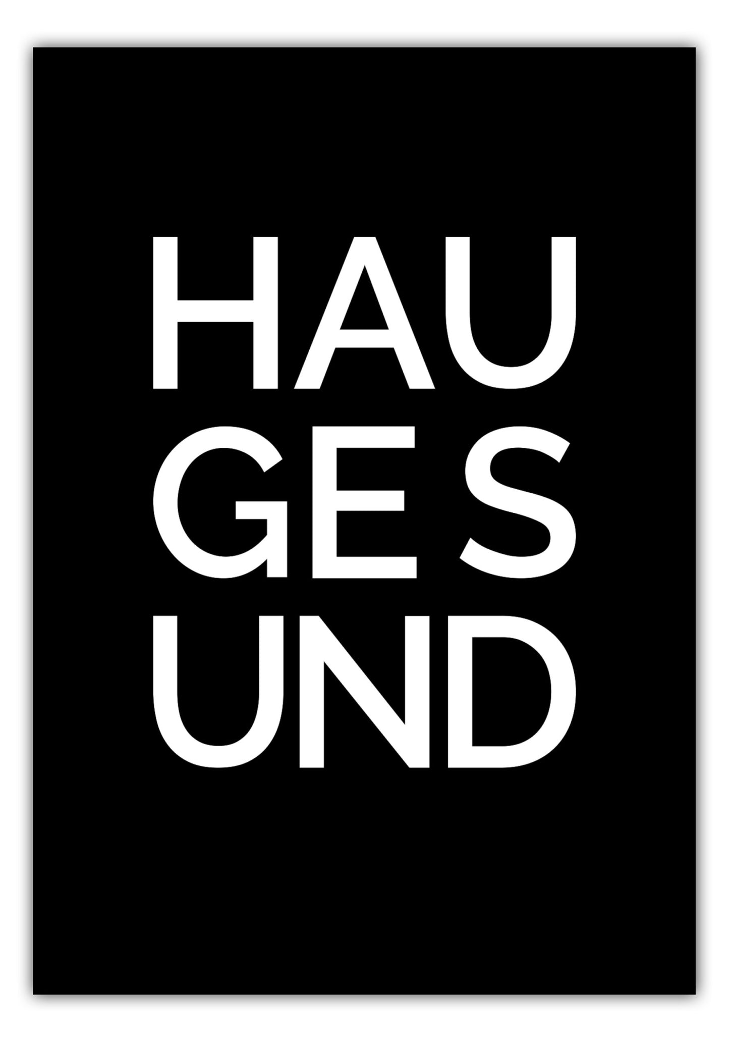 Poster Stadt HAUGESUND