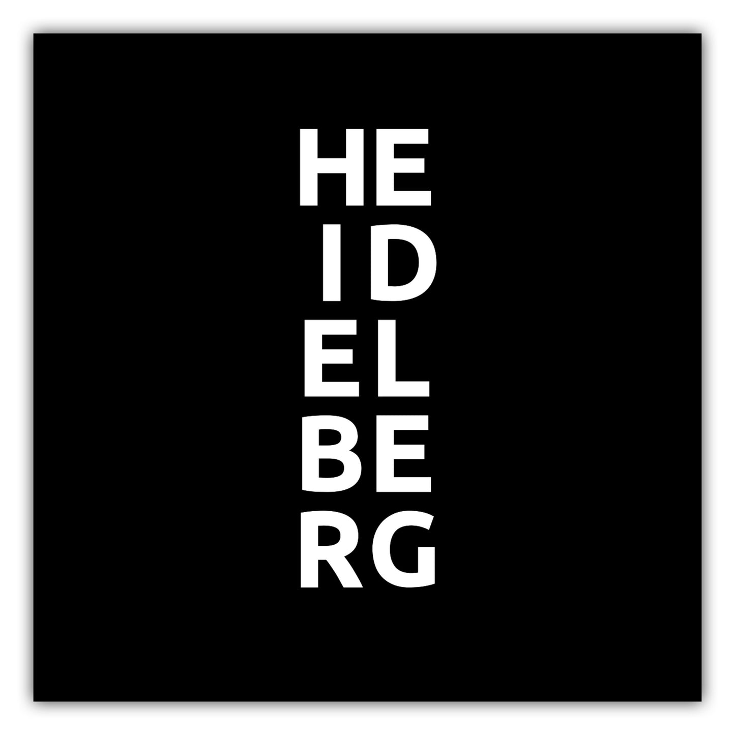 Poster Stadt HEIDELBERG