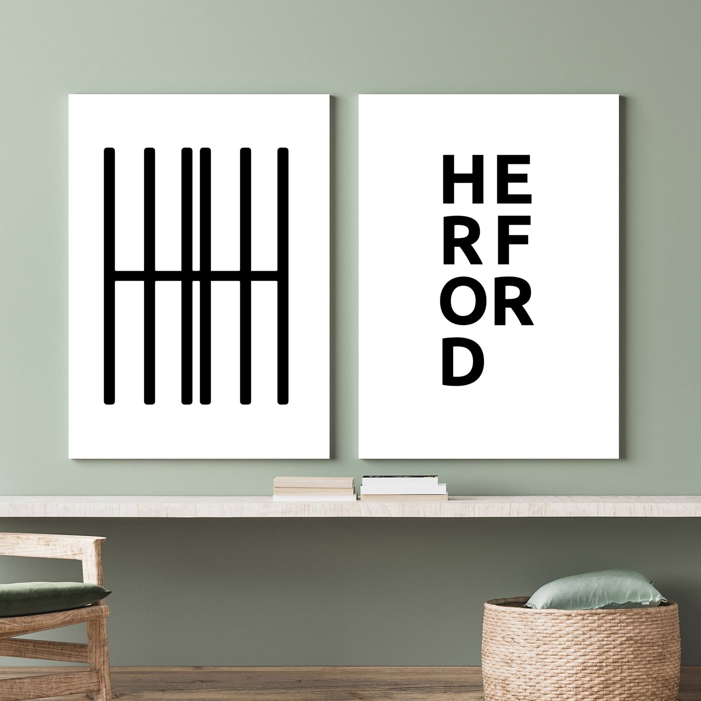 Poster Stadt HERFORD