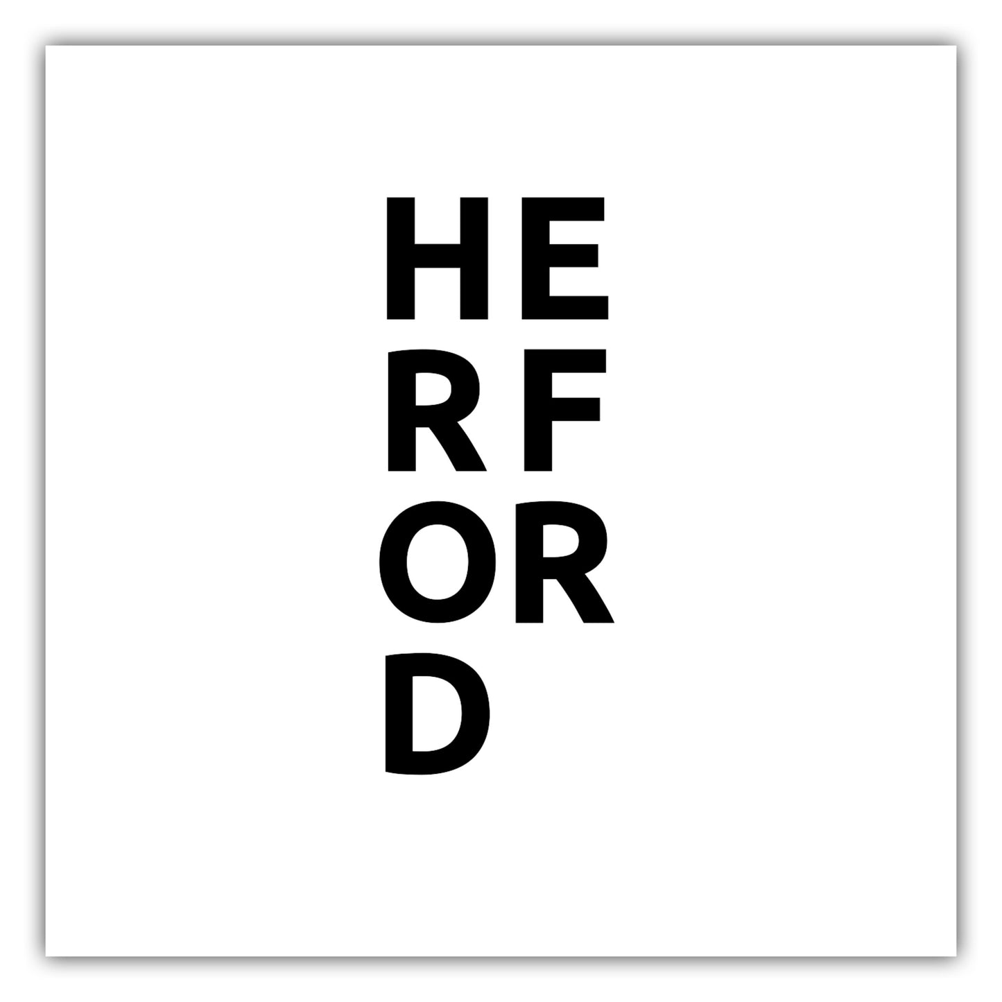 Poster Stadt HERFORD