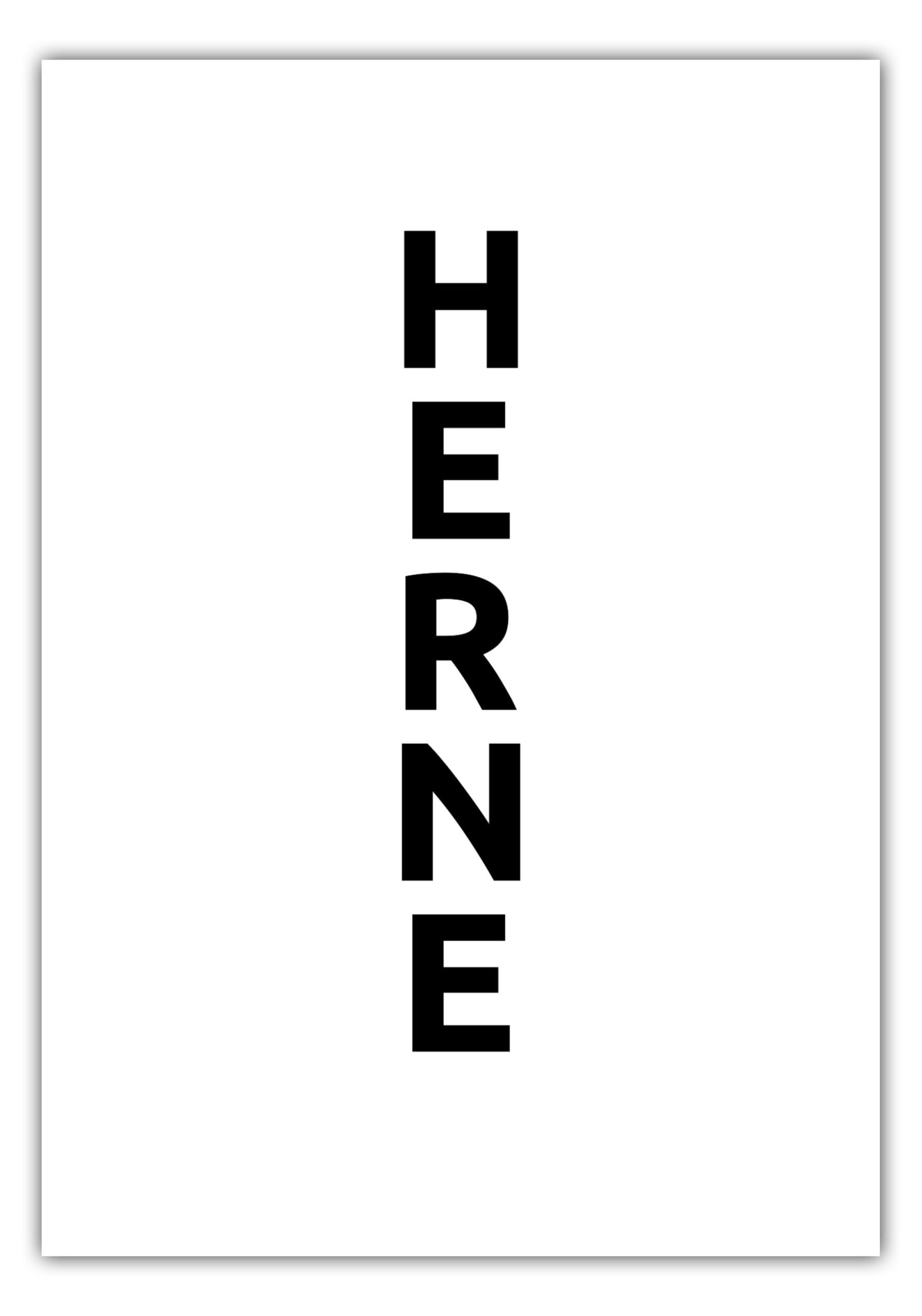Poster Stadt HERNE