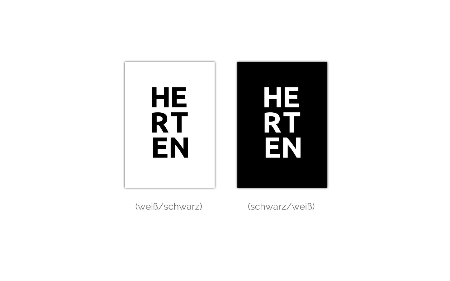 Poster Stadt HERTEN
