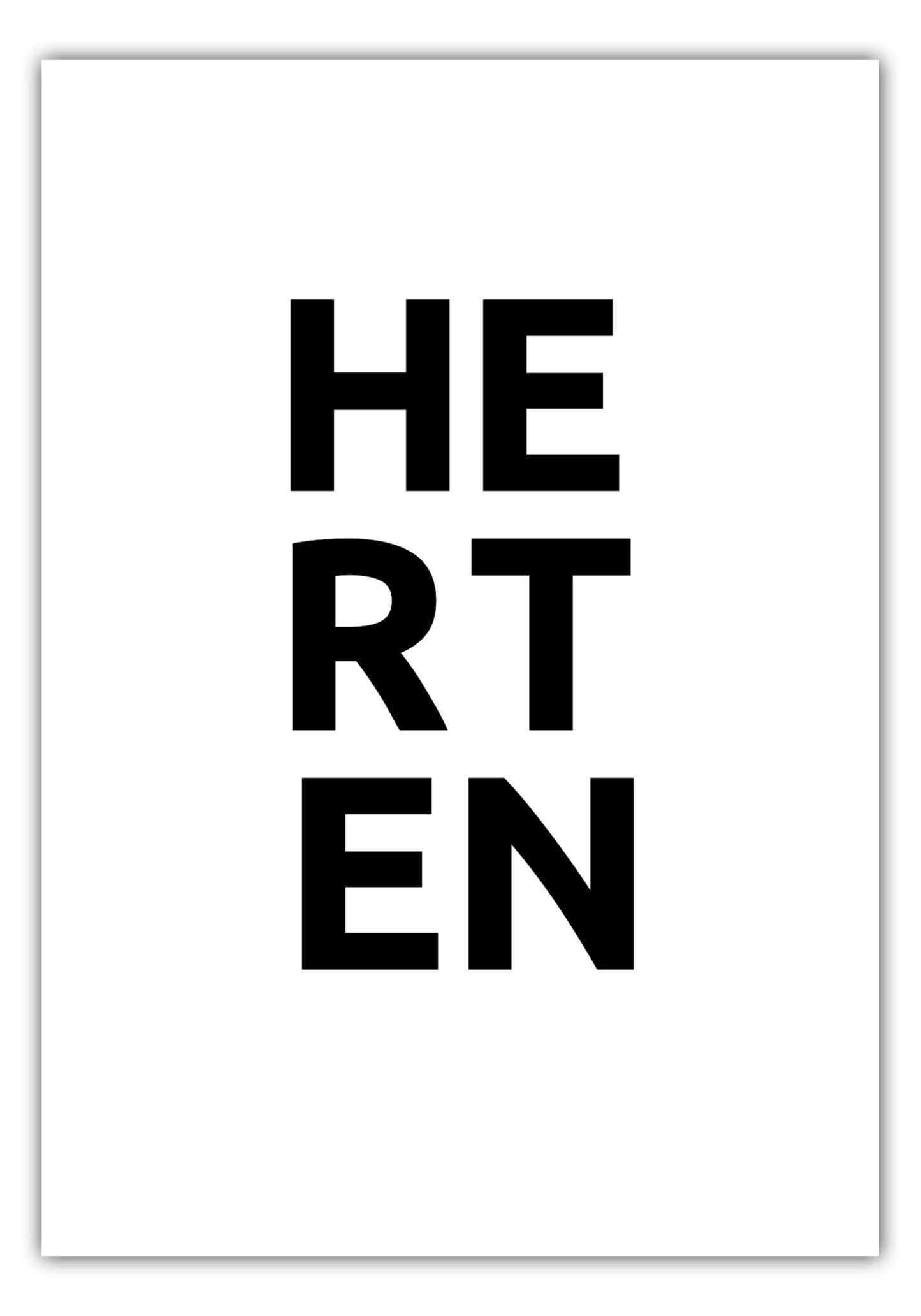 Poster Stadt HERTEN