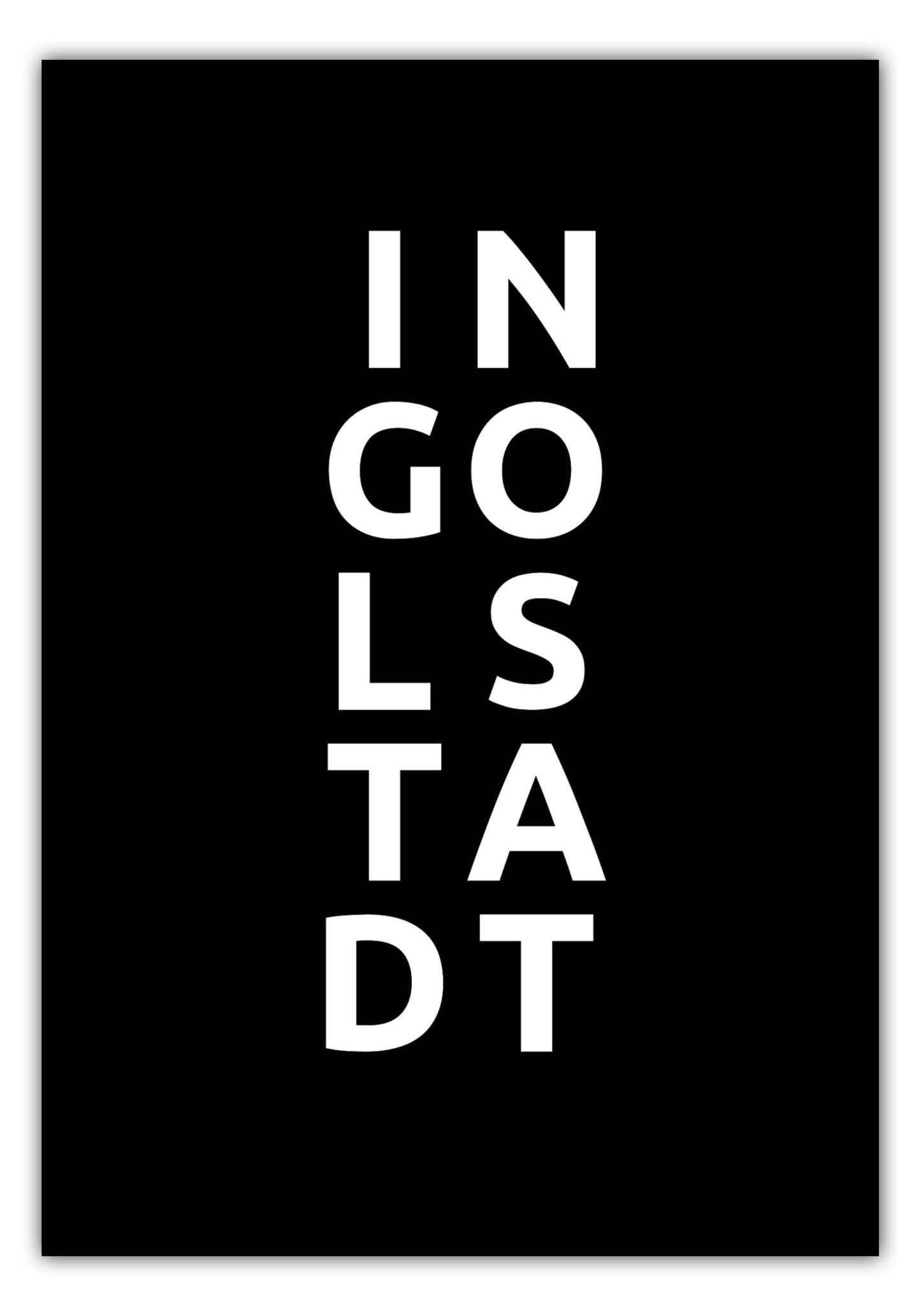 Poster Stadt INGOLSTADT