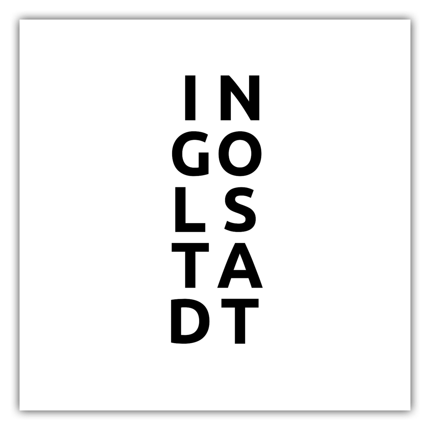 Poster Stadt INGOLSTADT