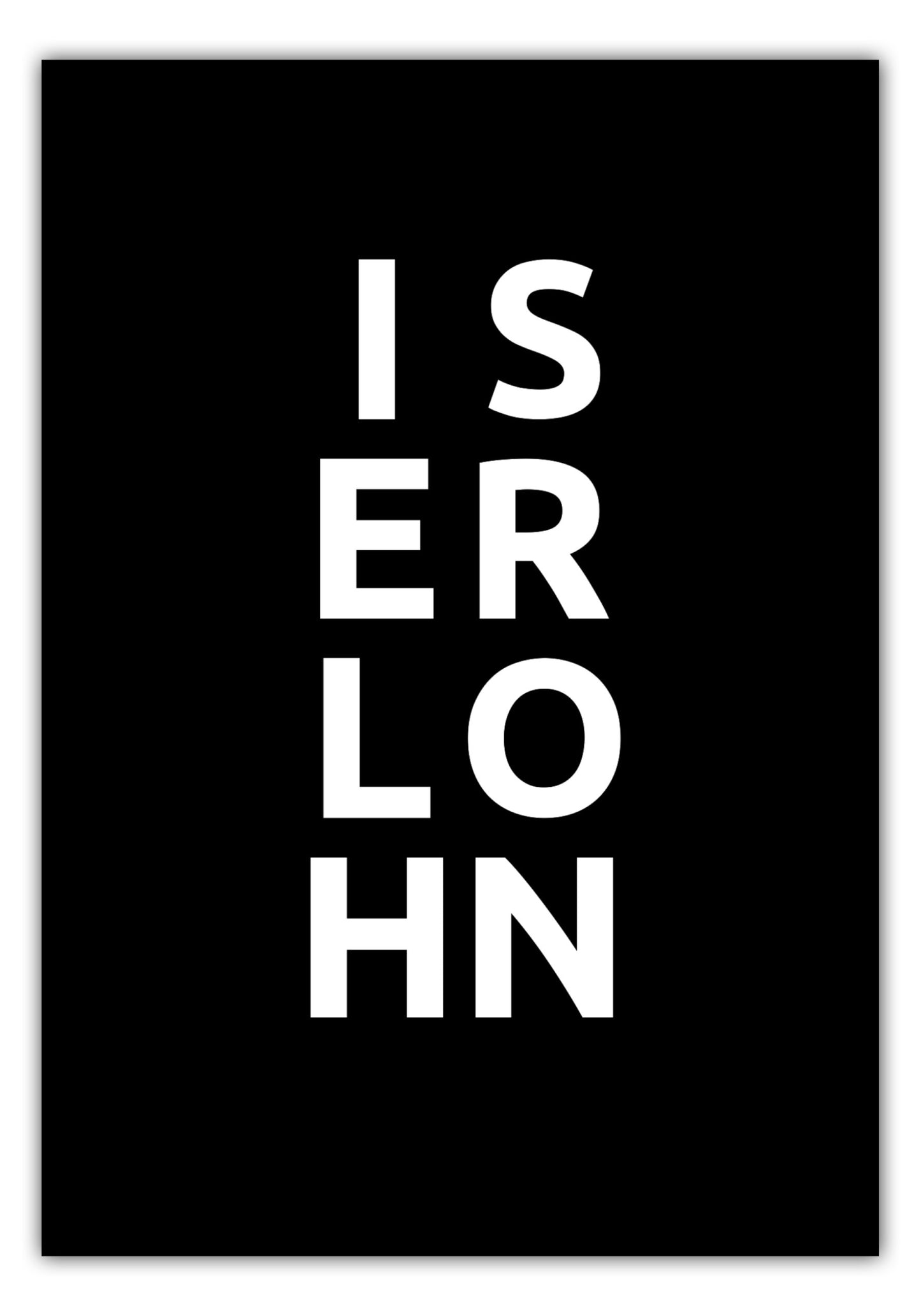 Poster Stadt ISERLOHN