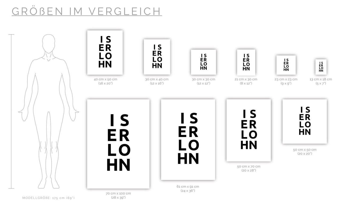 Poster Stadt ISERLOHN
