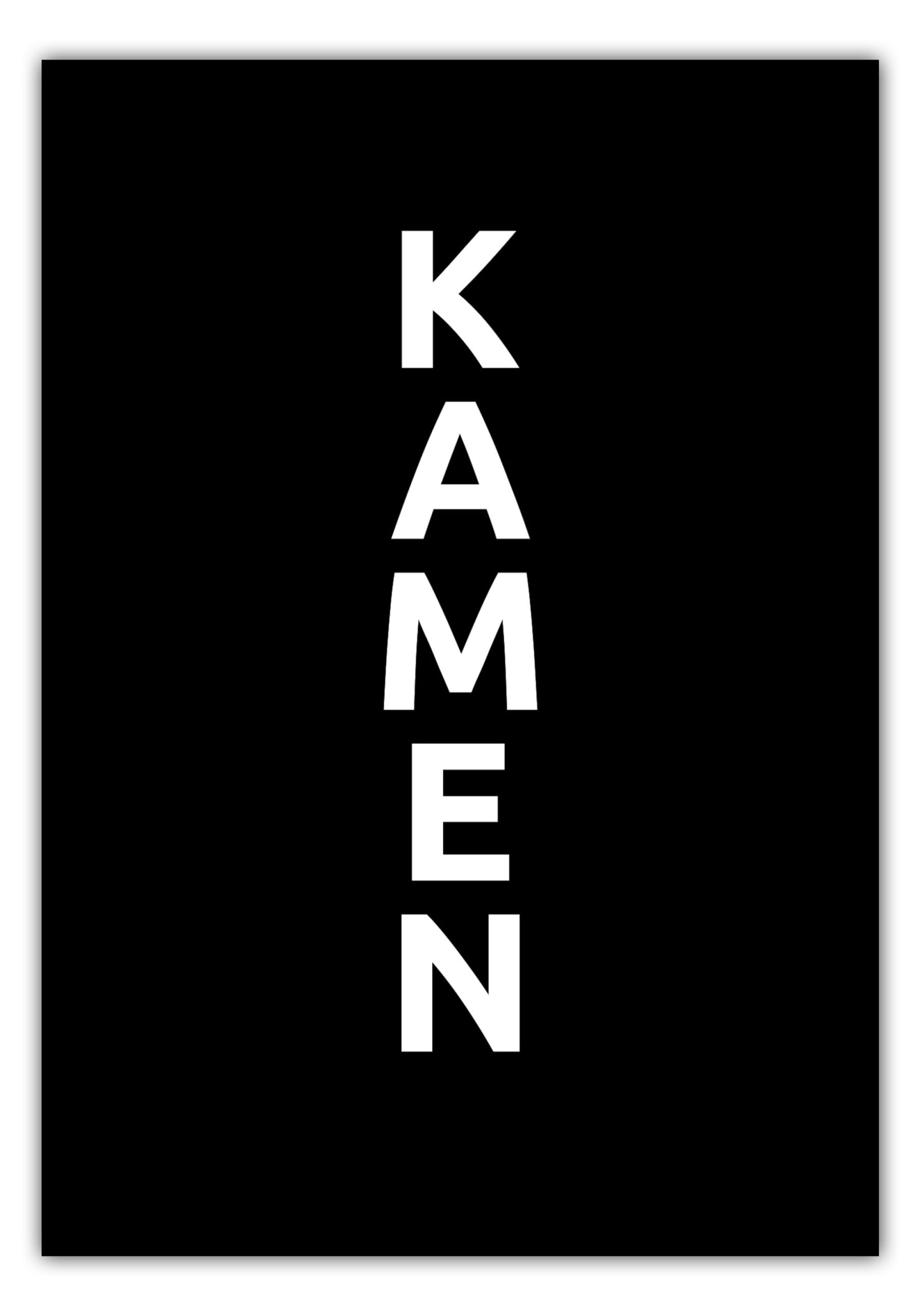 Poster Stadt KAMEN