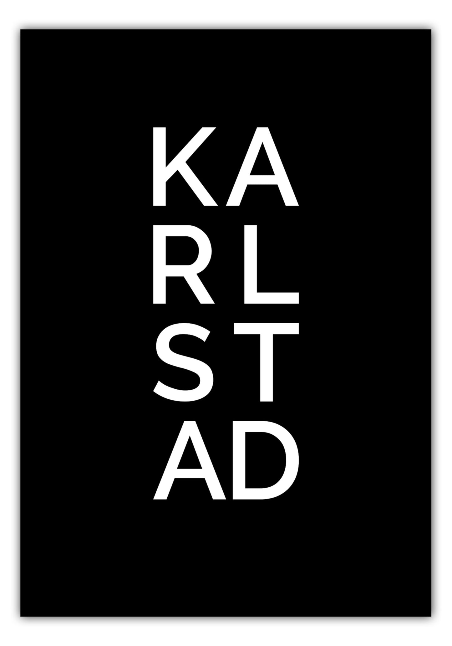 Poster Stadt KARLSTAD