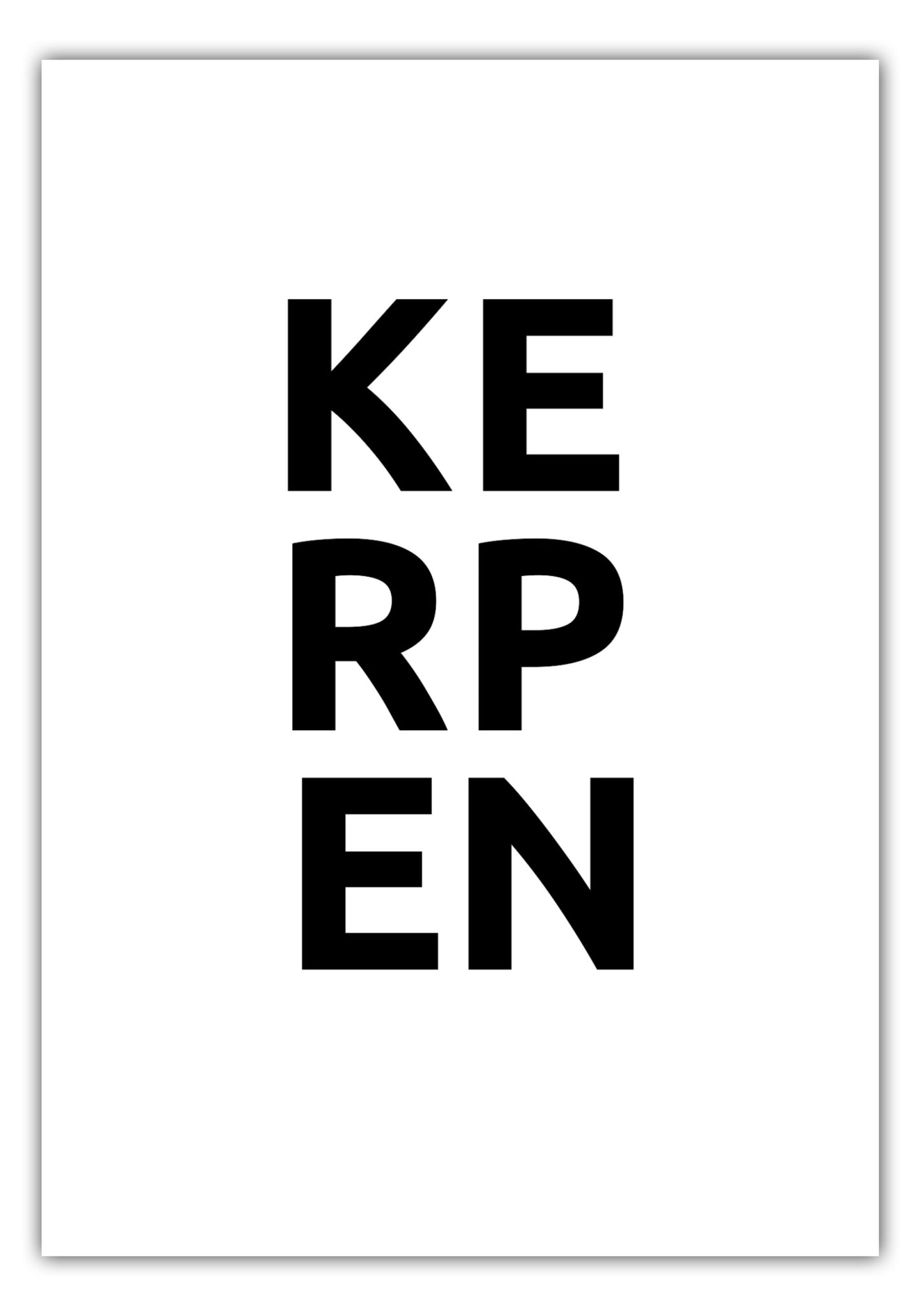 Poster Stadt KERPEN