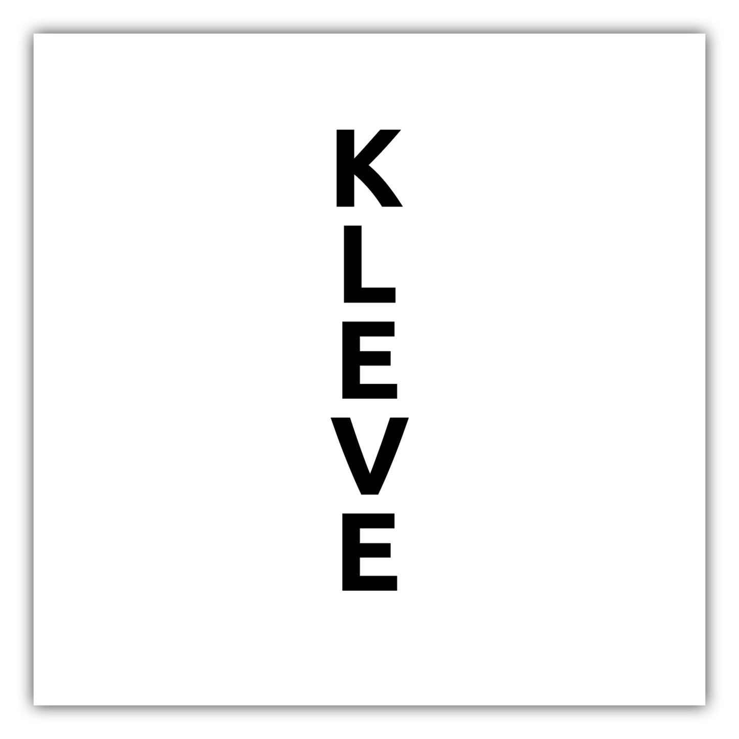Poster Stadt KLEVE