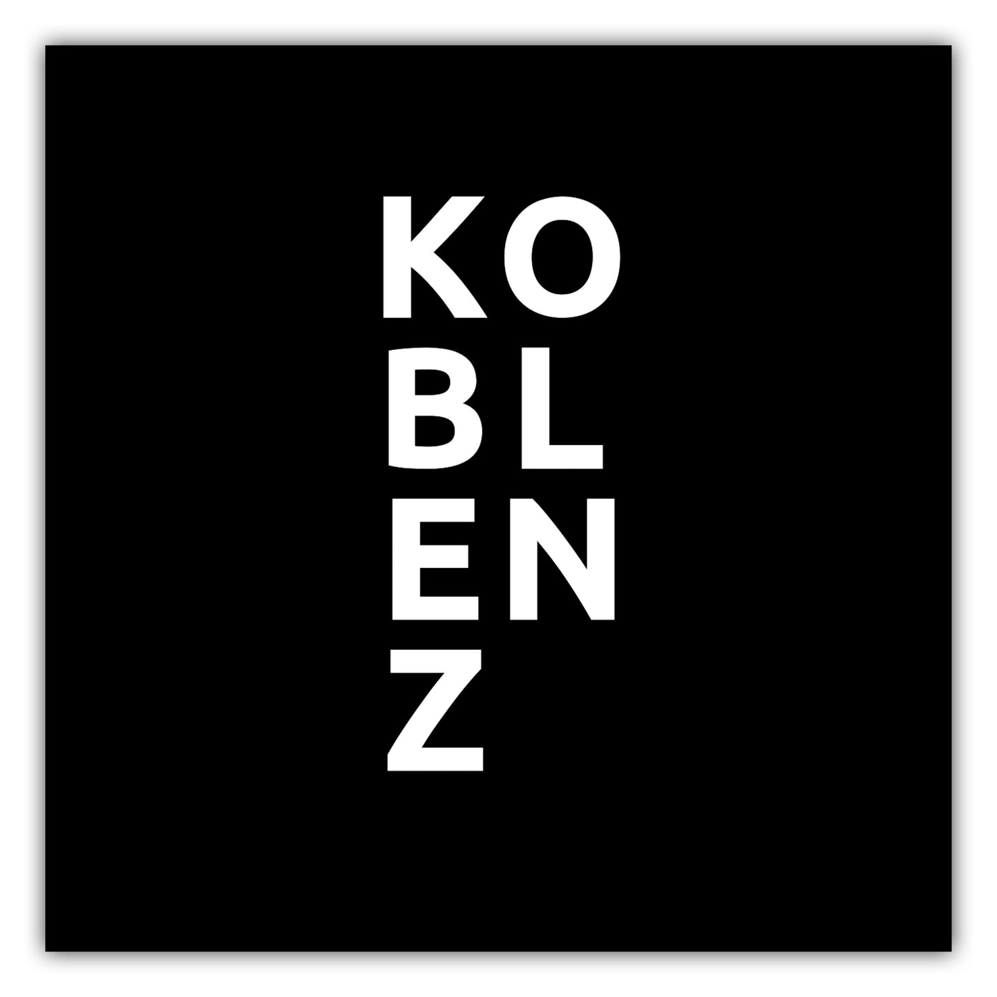 Poster Stadt KOBLENZ