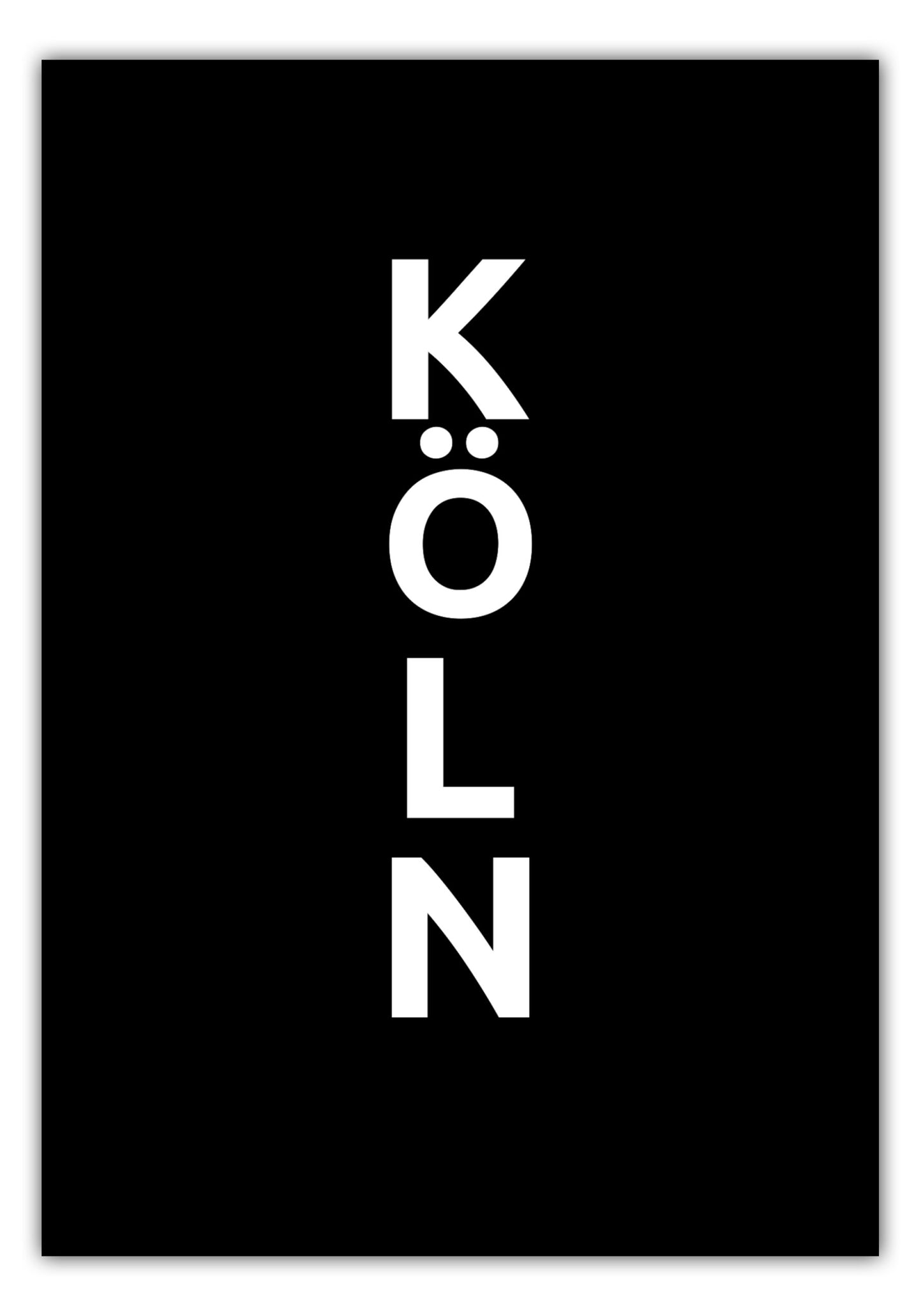 Poster Stadt KÖLN