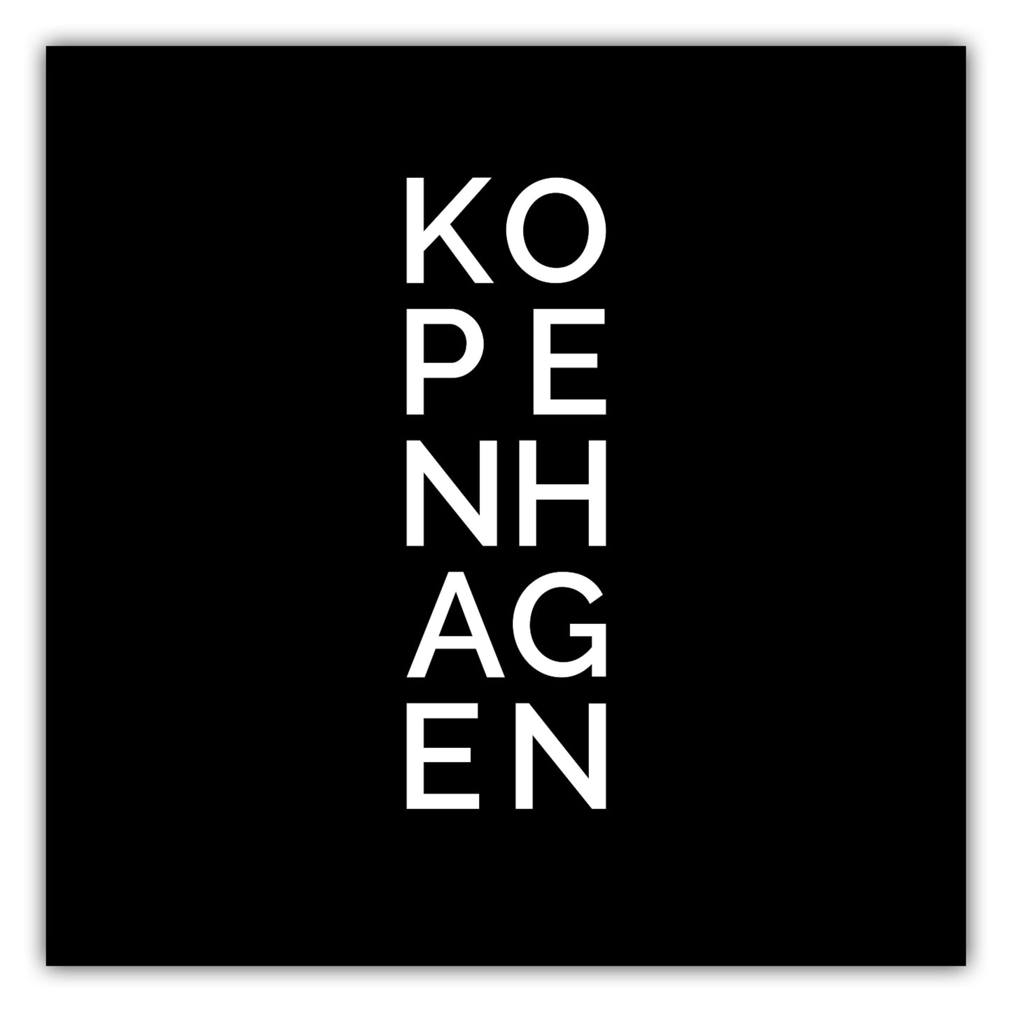 Poster Stadt KOPENHAGEN