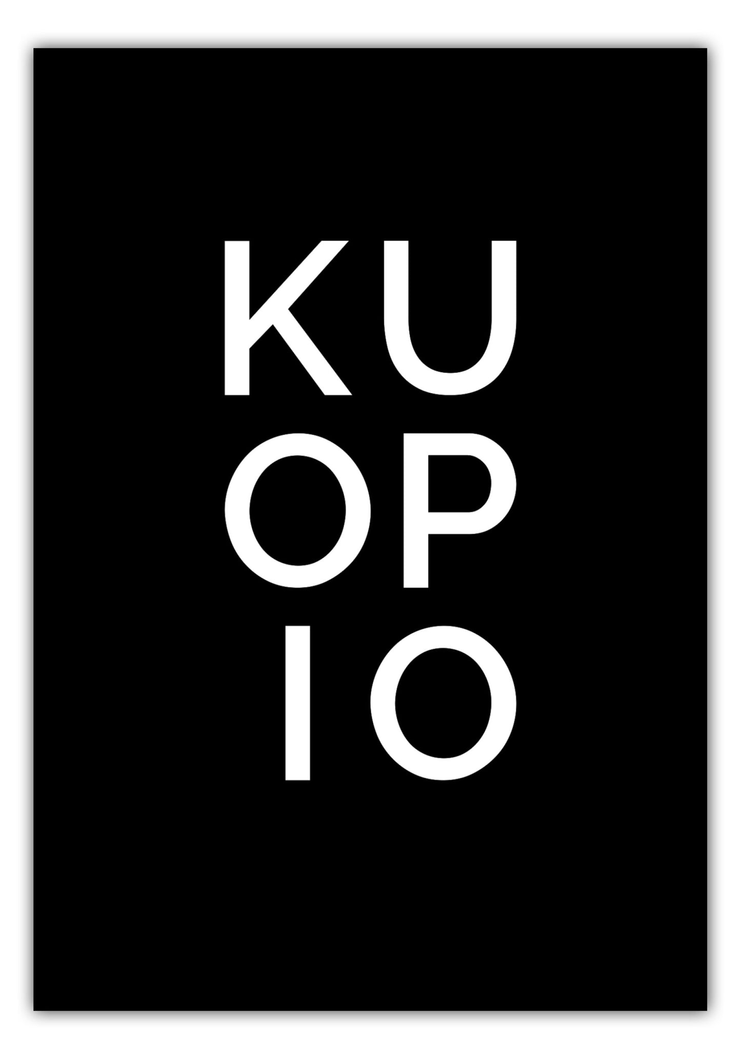 Poster Stadt KUOPIO