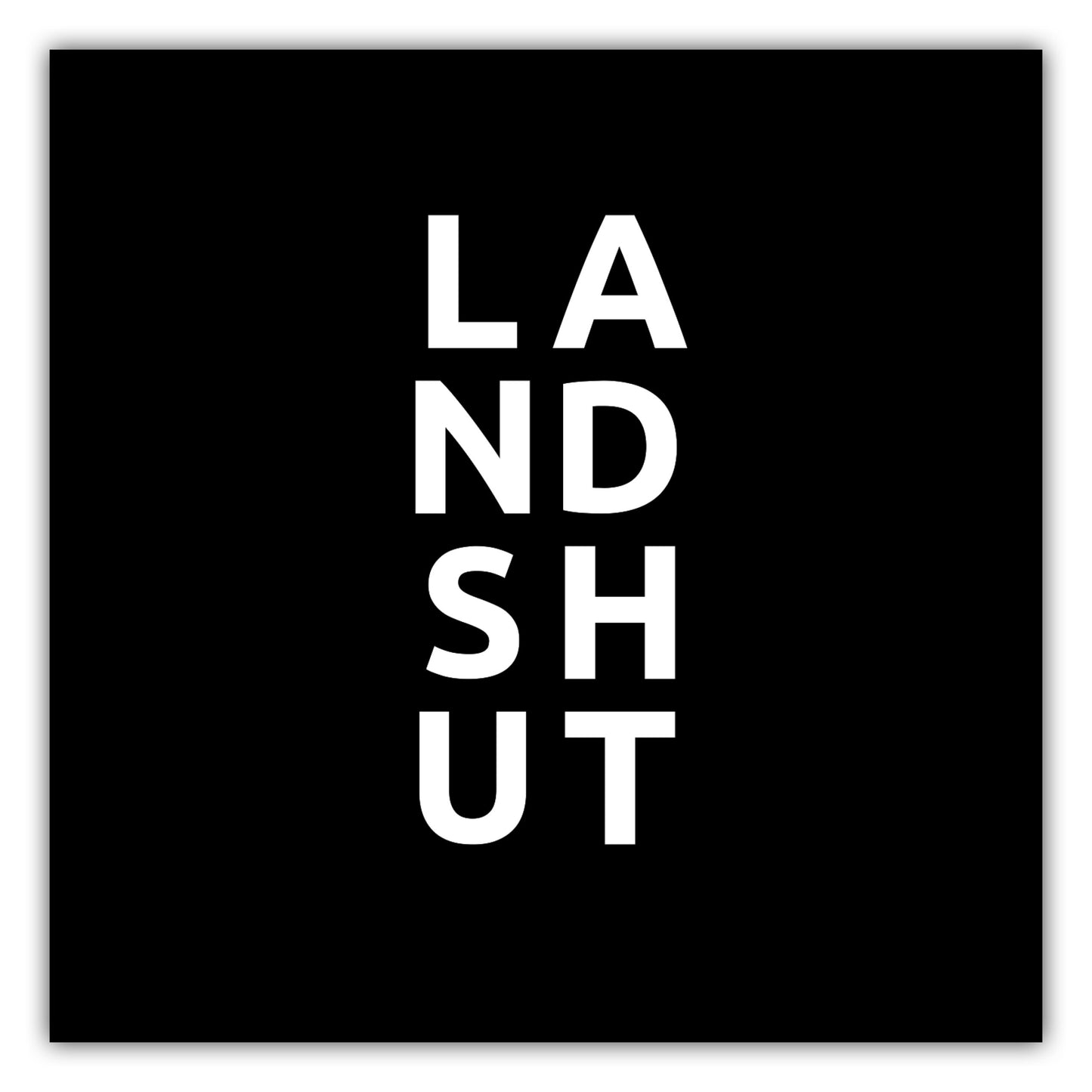 Poster Stadt LANDSHUT