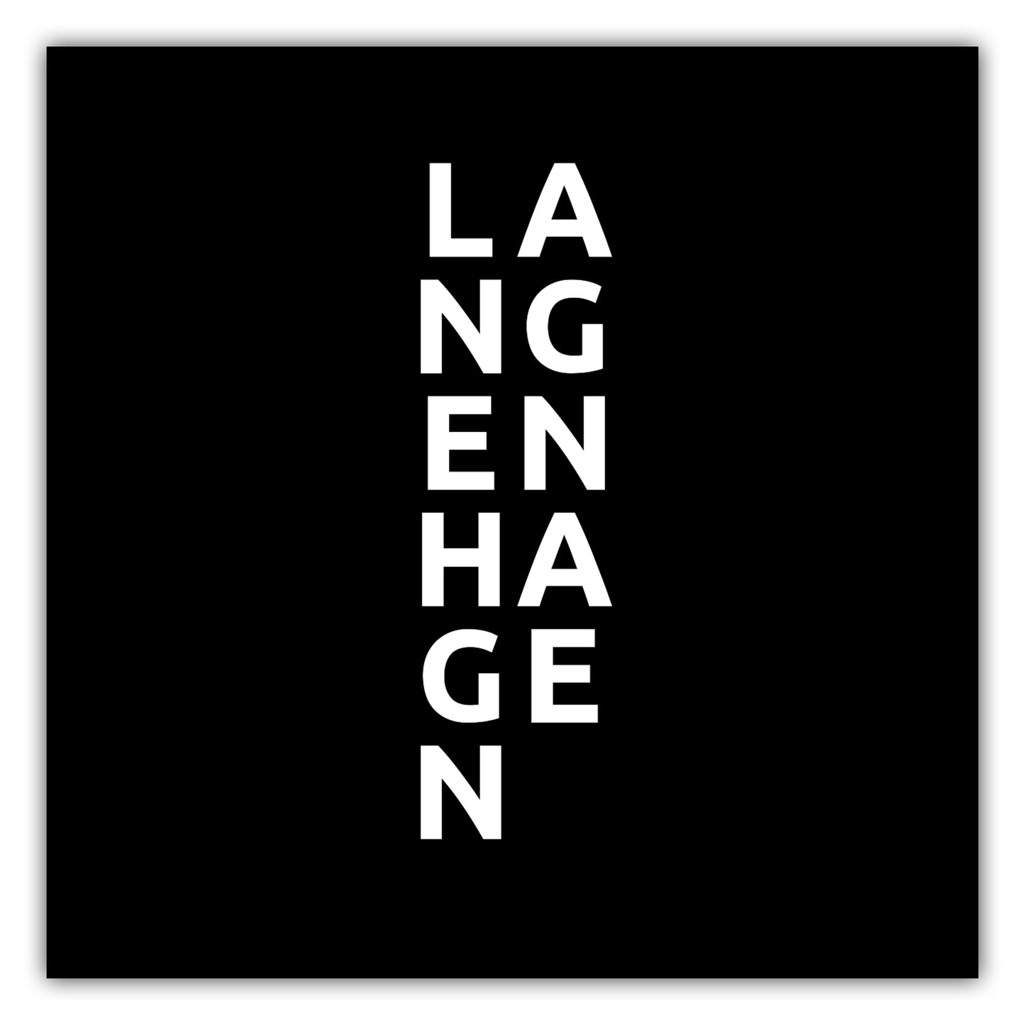 Poster Stadt LANGENHAGEN
