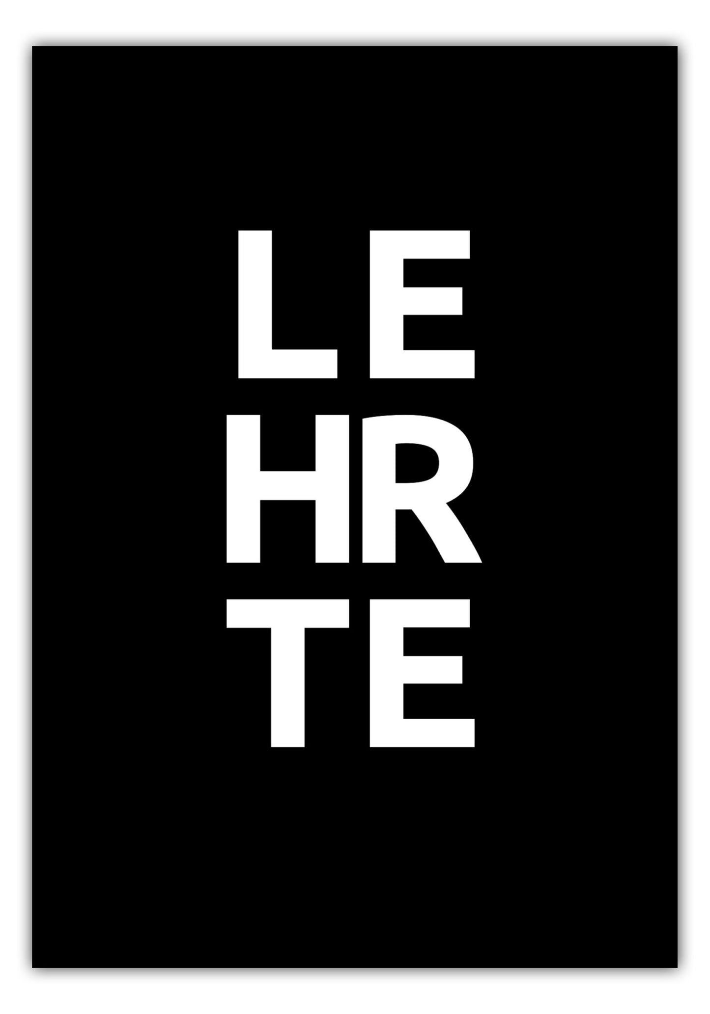 Poster Stadt LEHRTE
