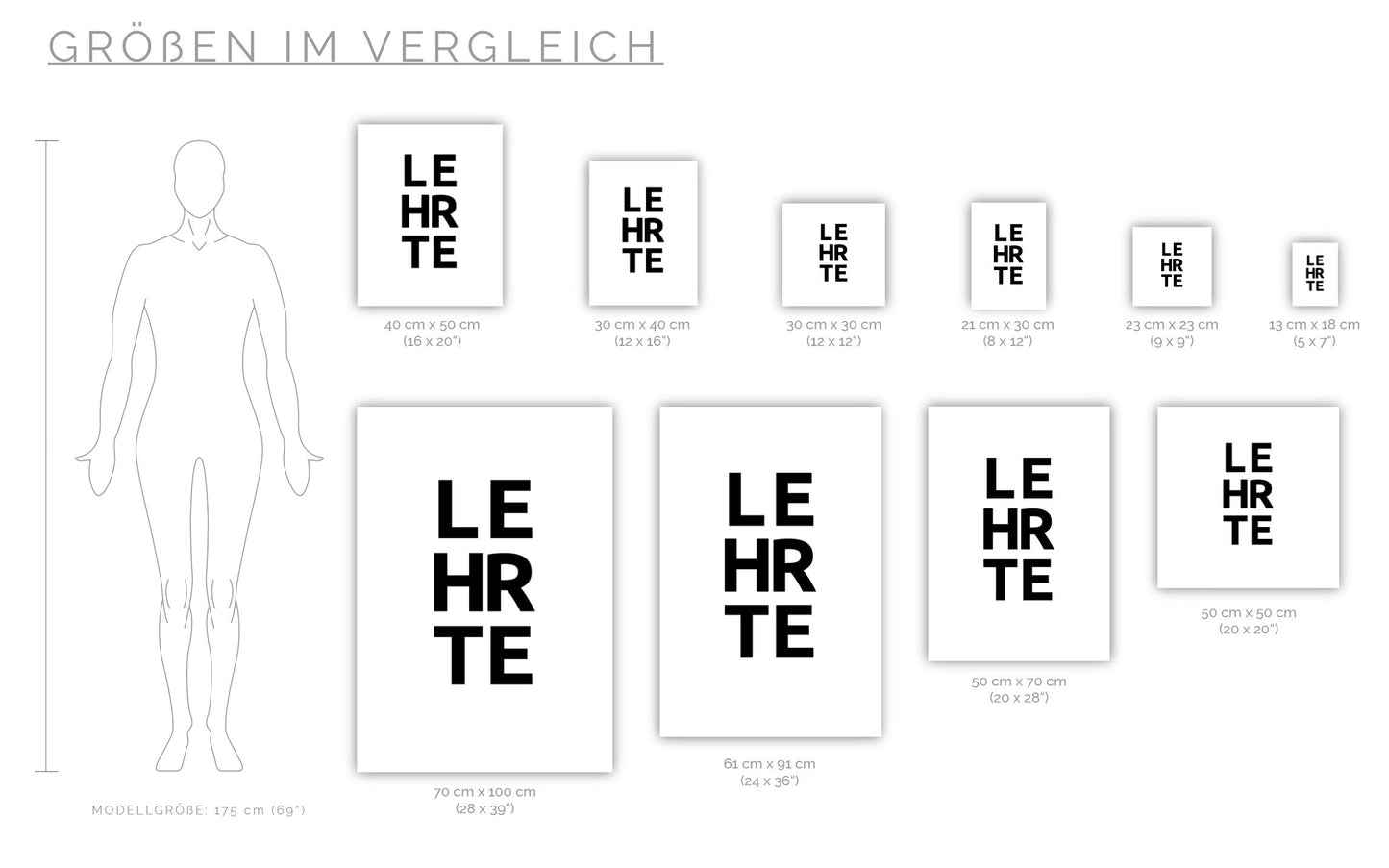 Poster Stadt LEHRTE