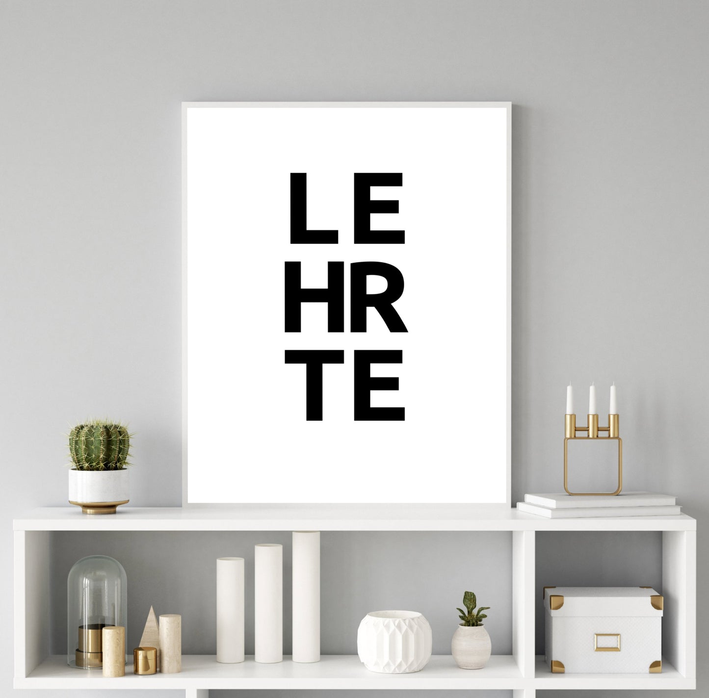 Poster Stadt LEHRTE