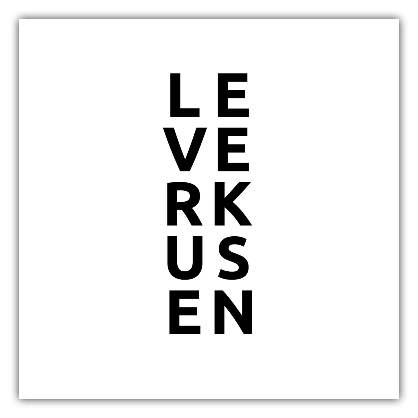 Poster Stadt LEVERKUSEN