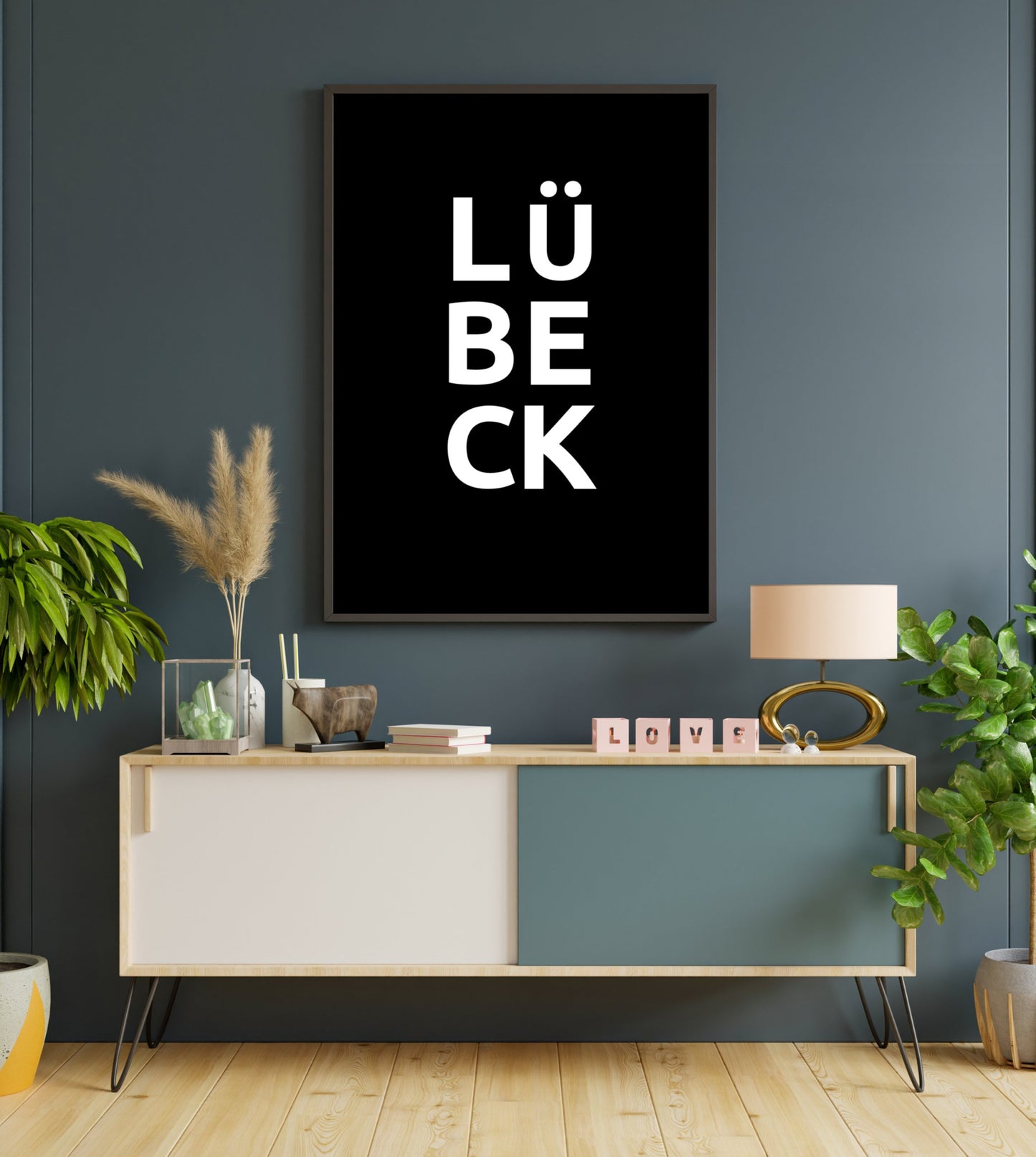 Poster Stadt LÜBECK