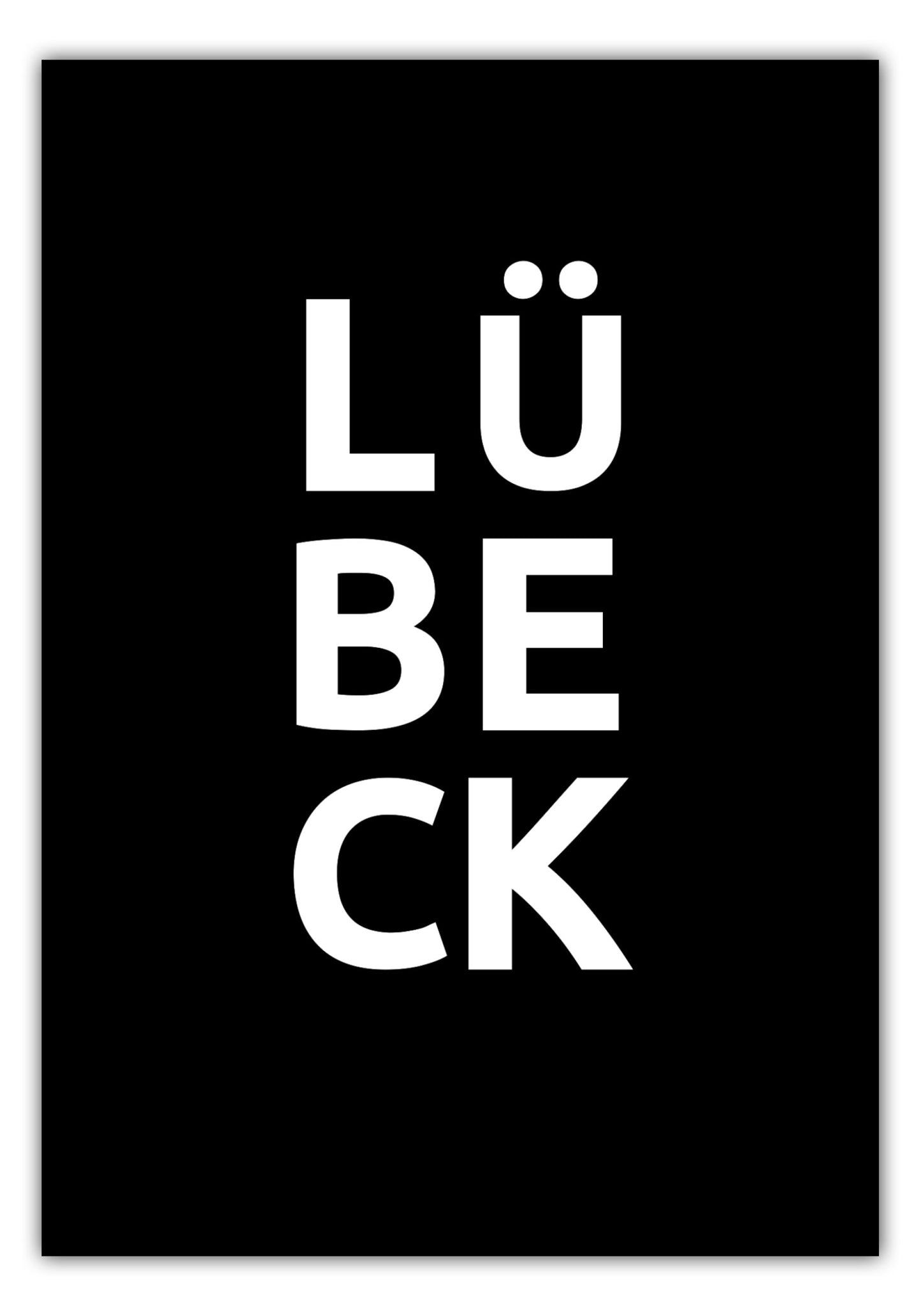 Poster Stadt LÜBECK