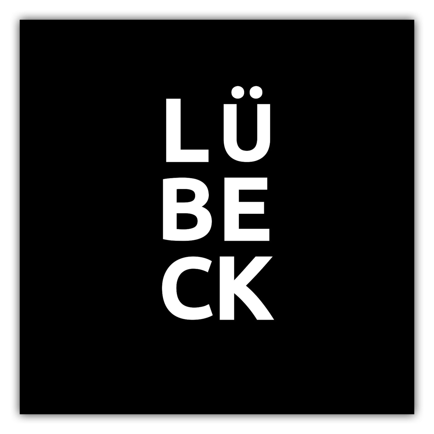 Poster Stadt LÜBECK
