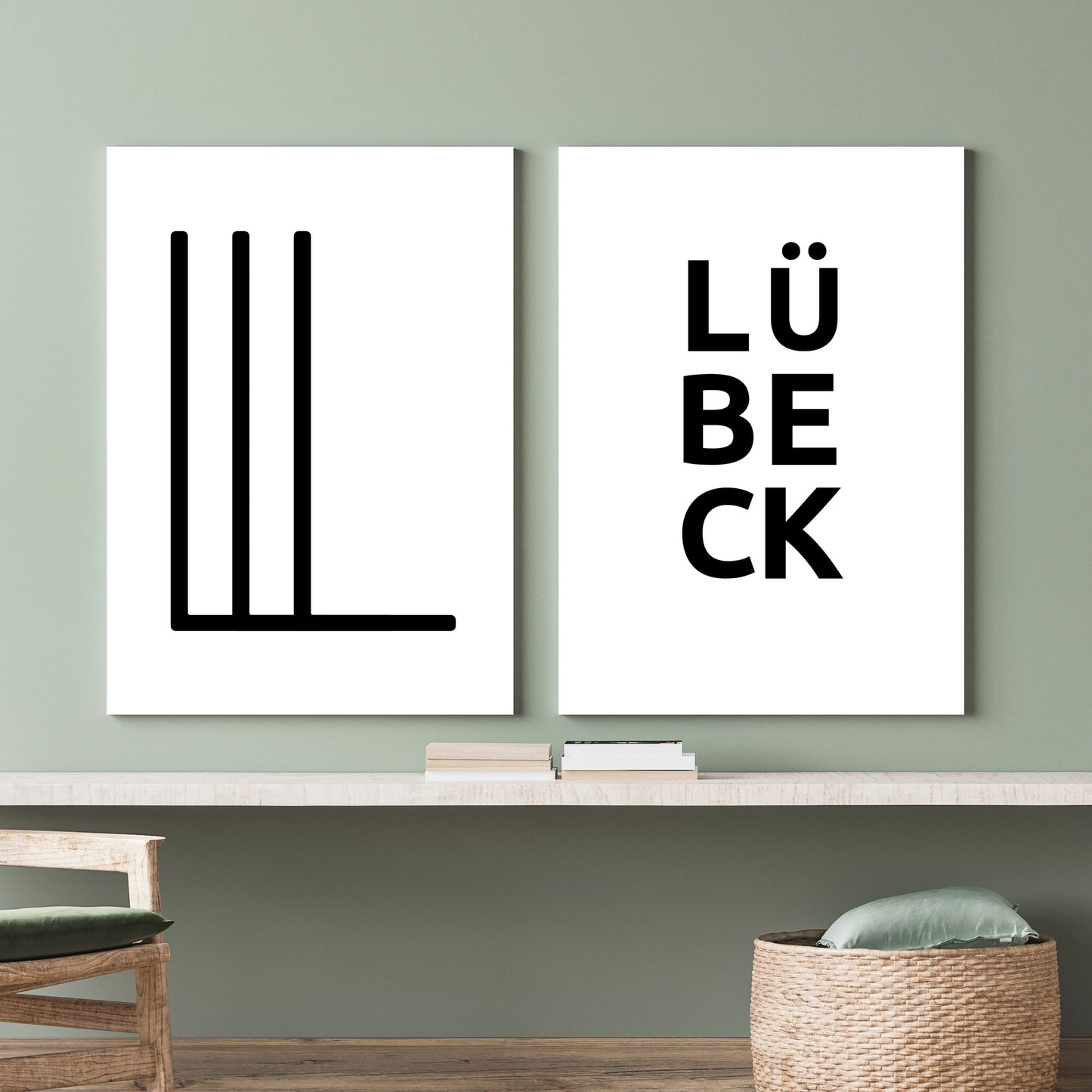 Poster Stadt LÜBECK