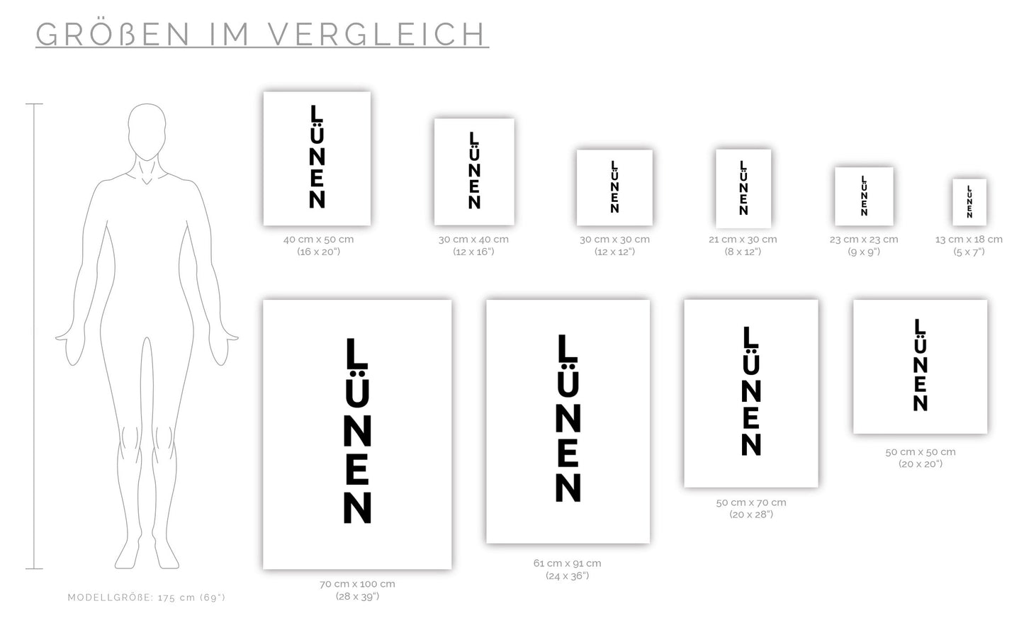 Poster Stadt LÜNEN