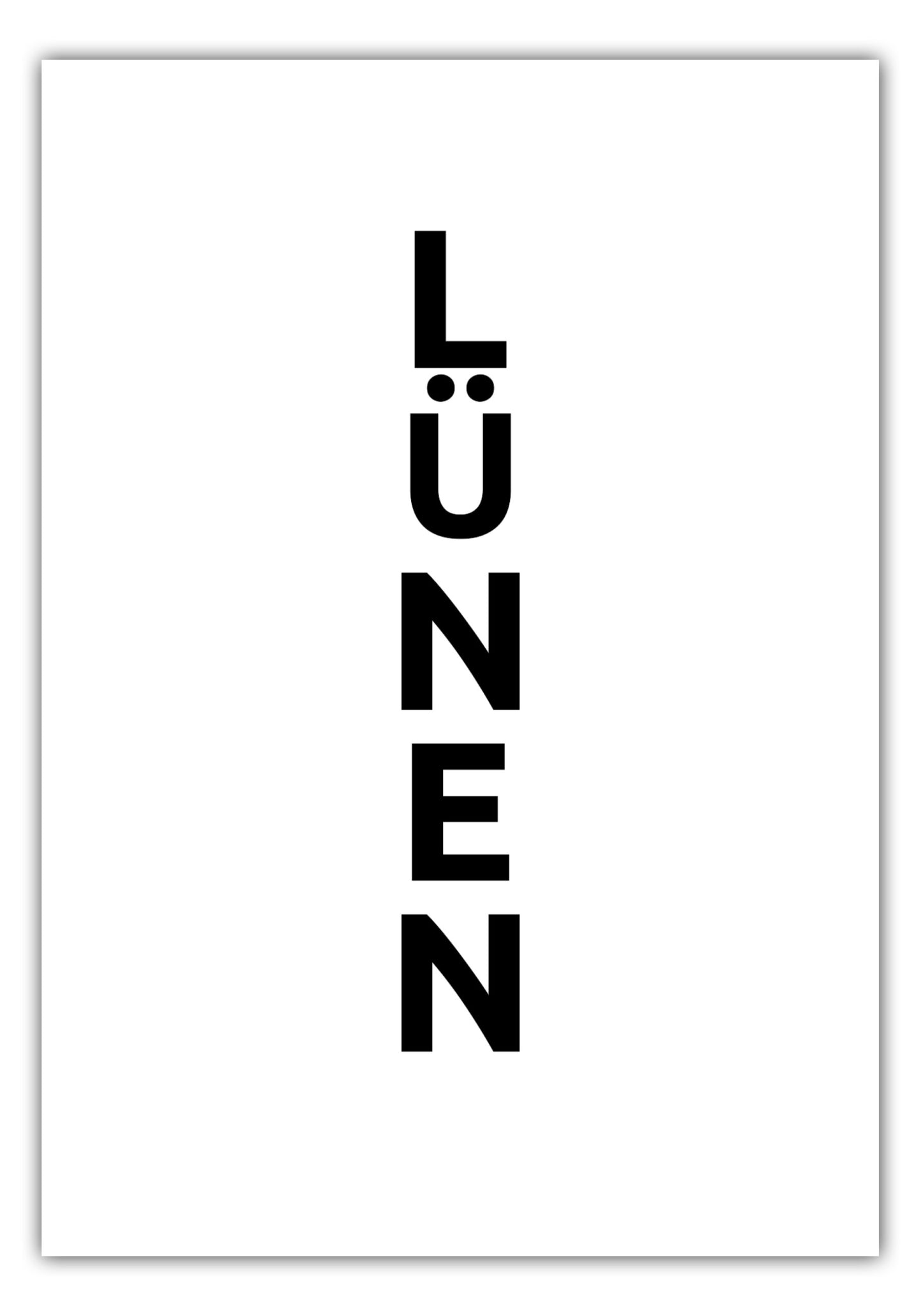 Poster Stadt LÜNEN
