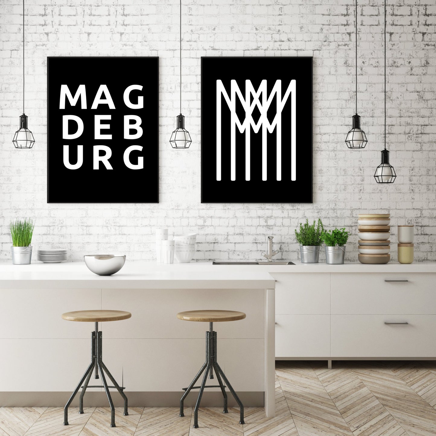 Poster Stadt MAGDEBURG