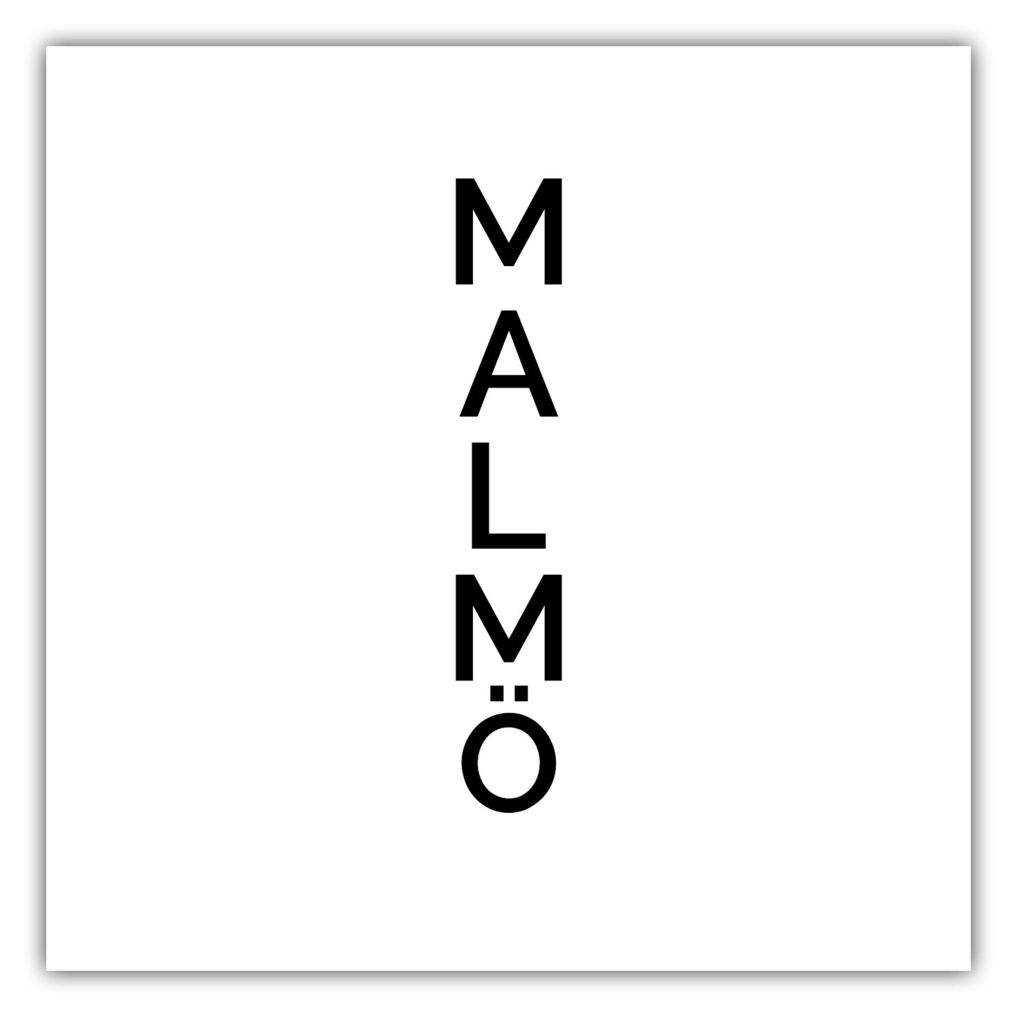 Poster Stadt MALMÖ