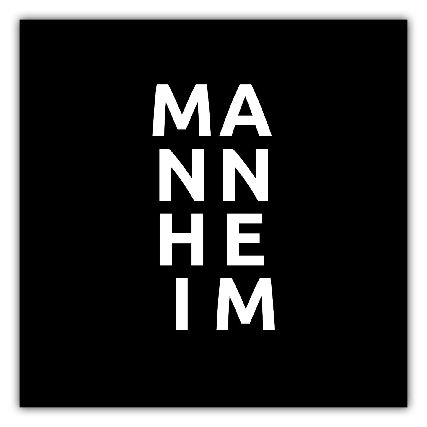 Poster Stadt MANNHEIM