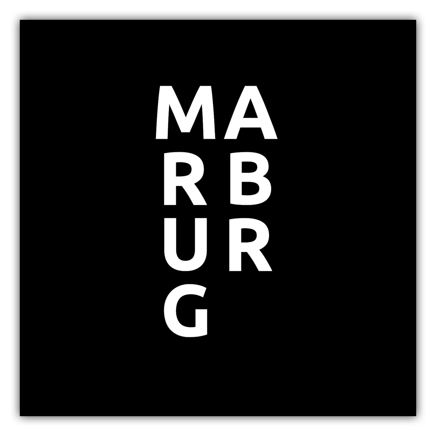 Poster Stadt MARBURG