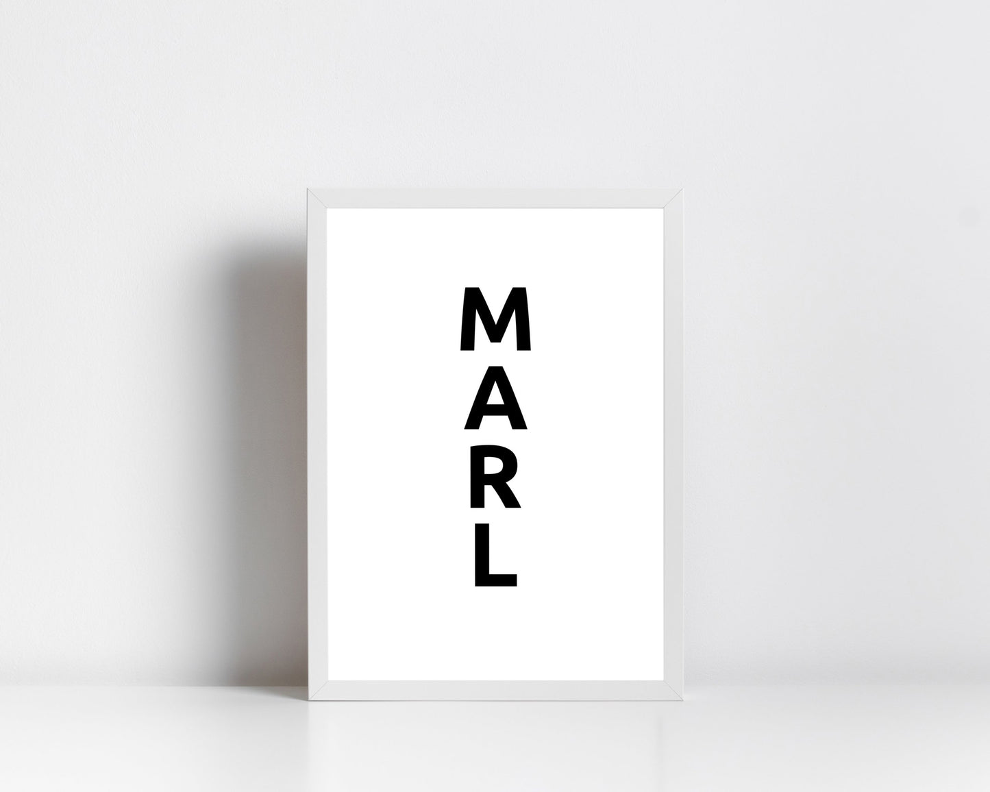 Poster Stadt MARL