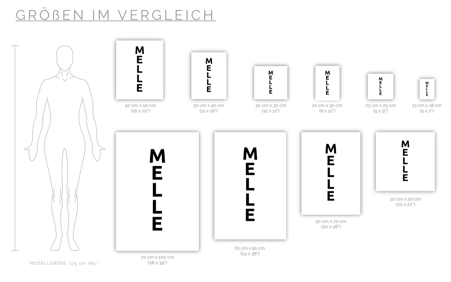 Poster Stadt MELLE