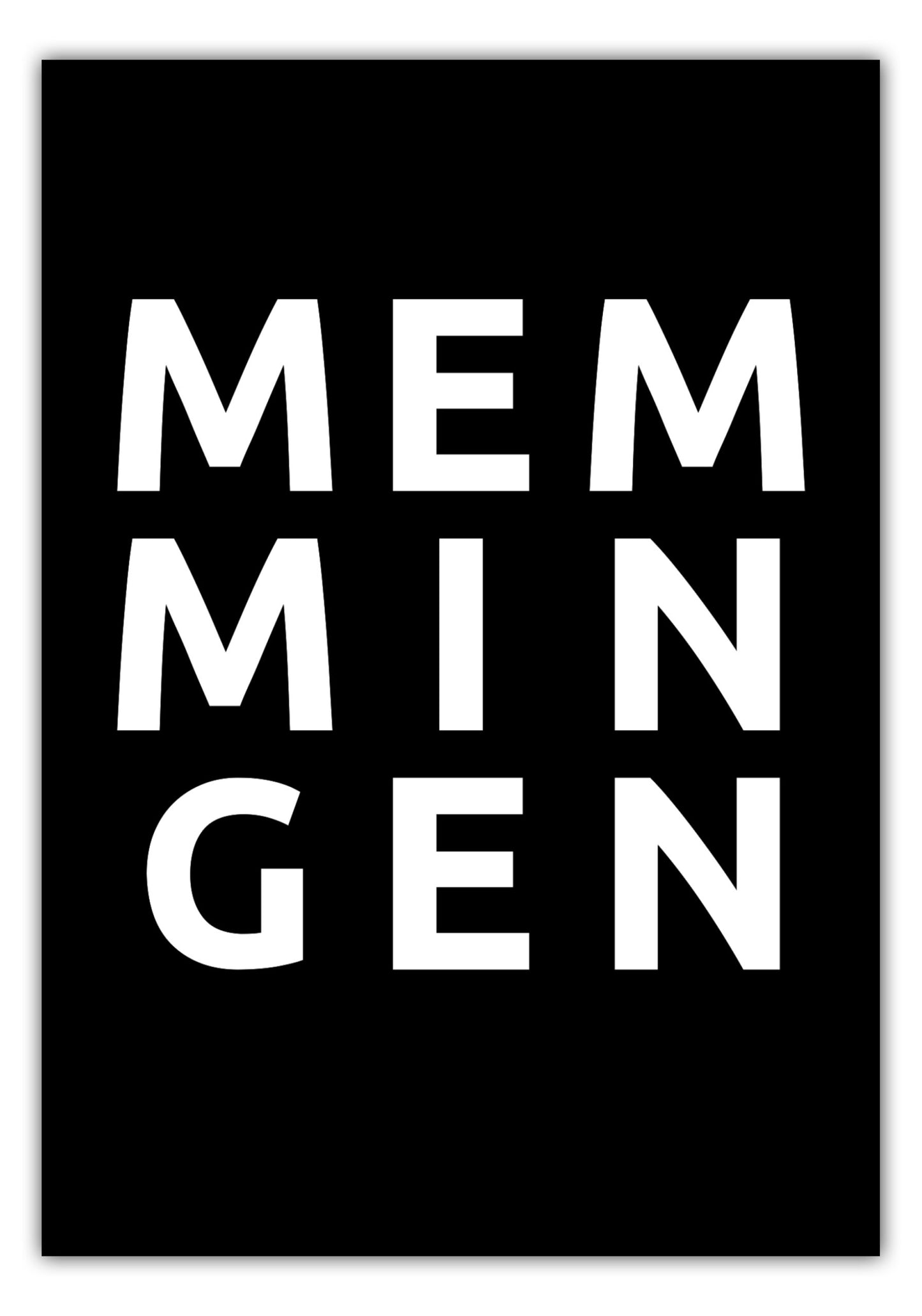 Poster Stadt MEMMINGEN
